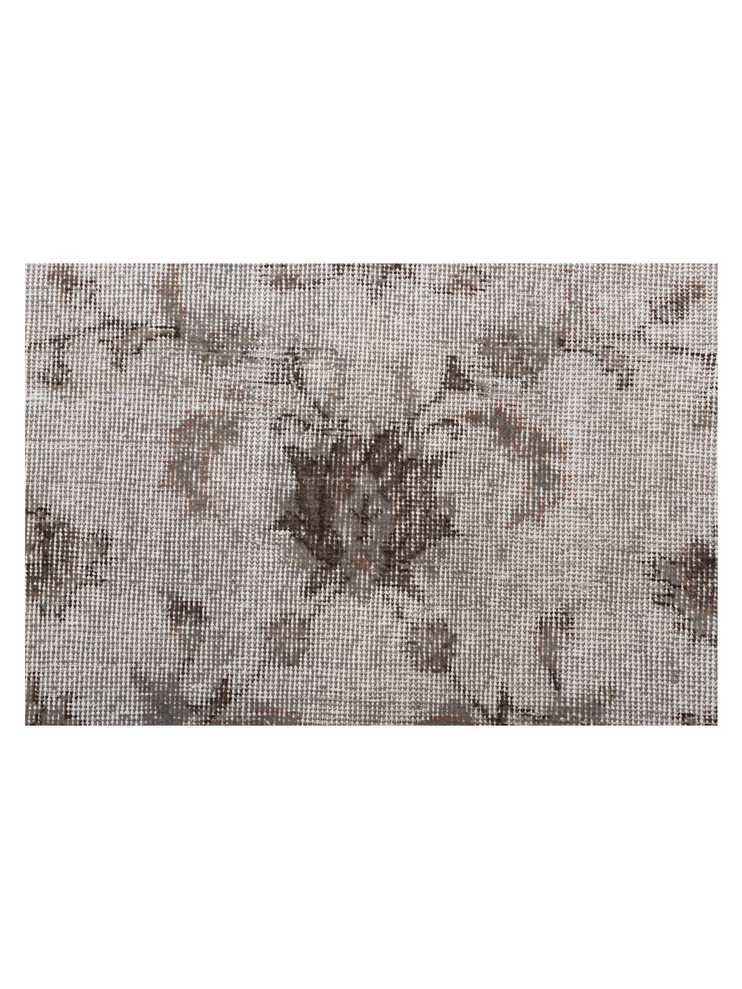 Vintage 124292 Light Gray 8.1x11.1 Hand Knotted Rug