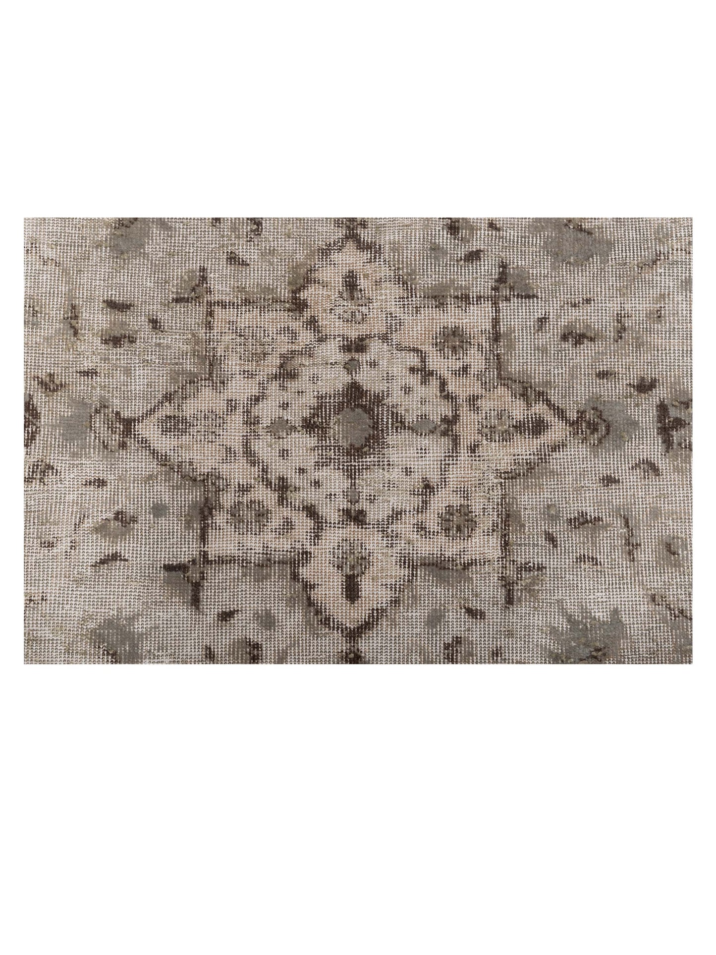 Vintage 124294 Silver 7.9x11.2 Hand Knotted Rug
