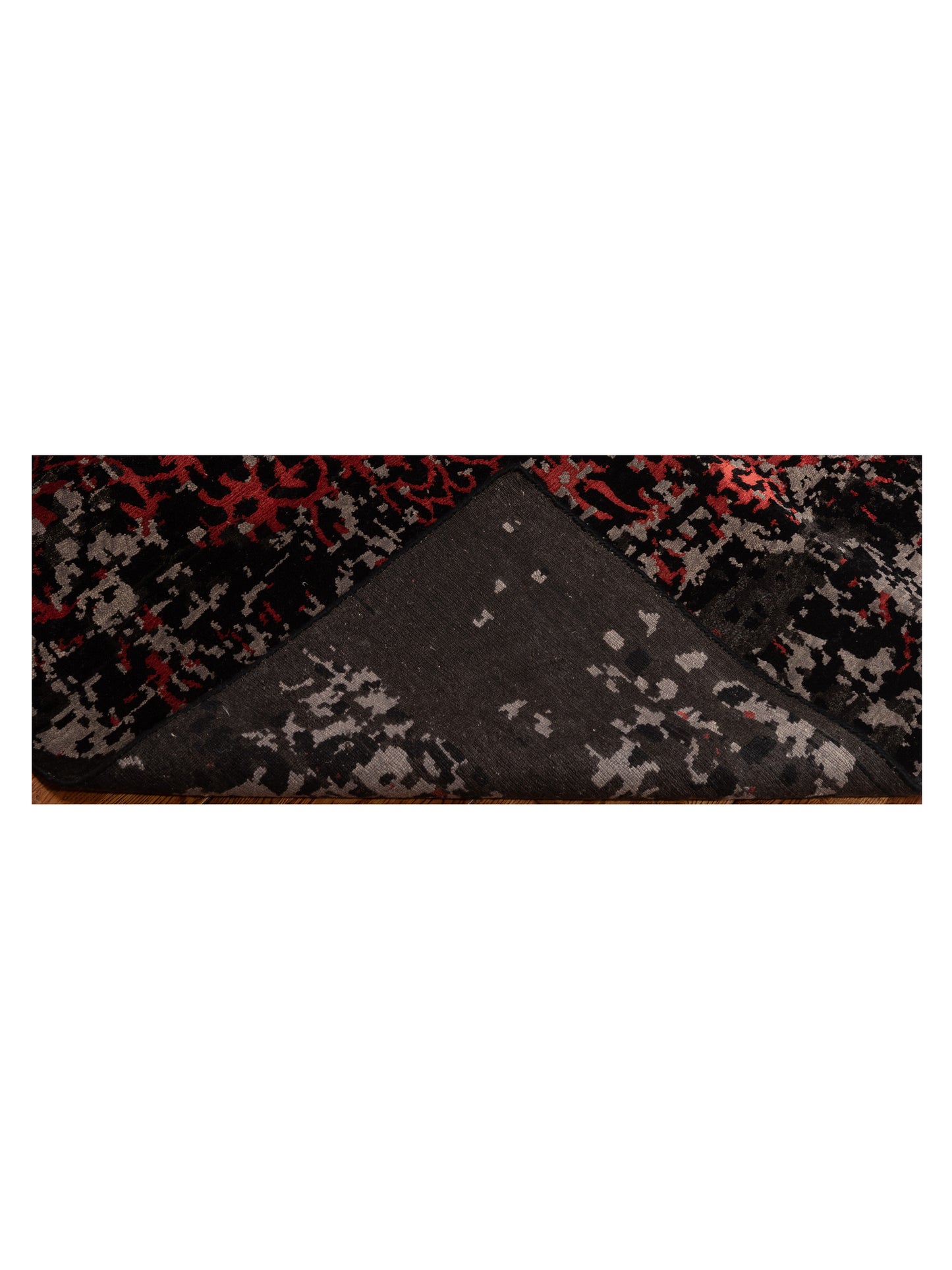Tibetino 124308 Charcoal 8x9.10 Hand Knotted Rug