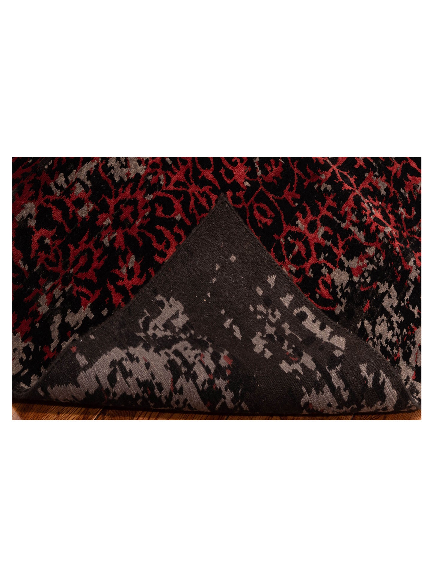 Tibetino 124310 Charcoal Charcoal 6.2x8.10 Hand Knotted Rug