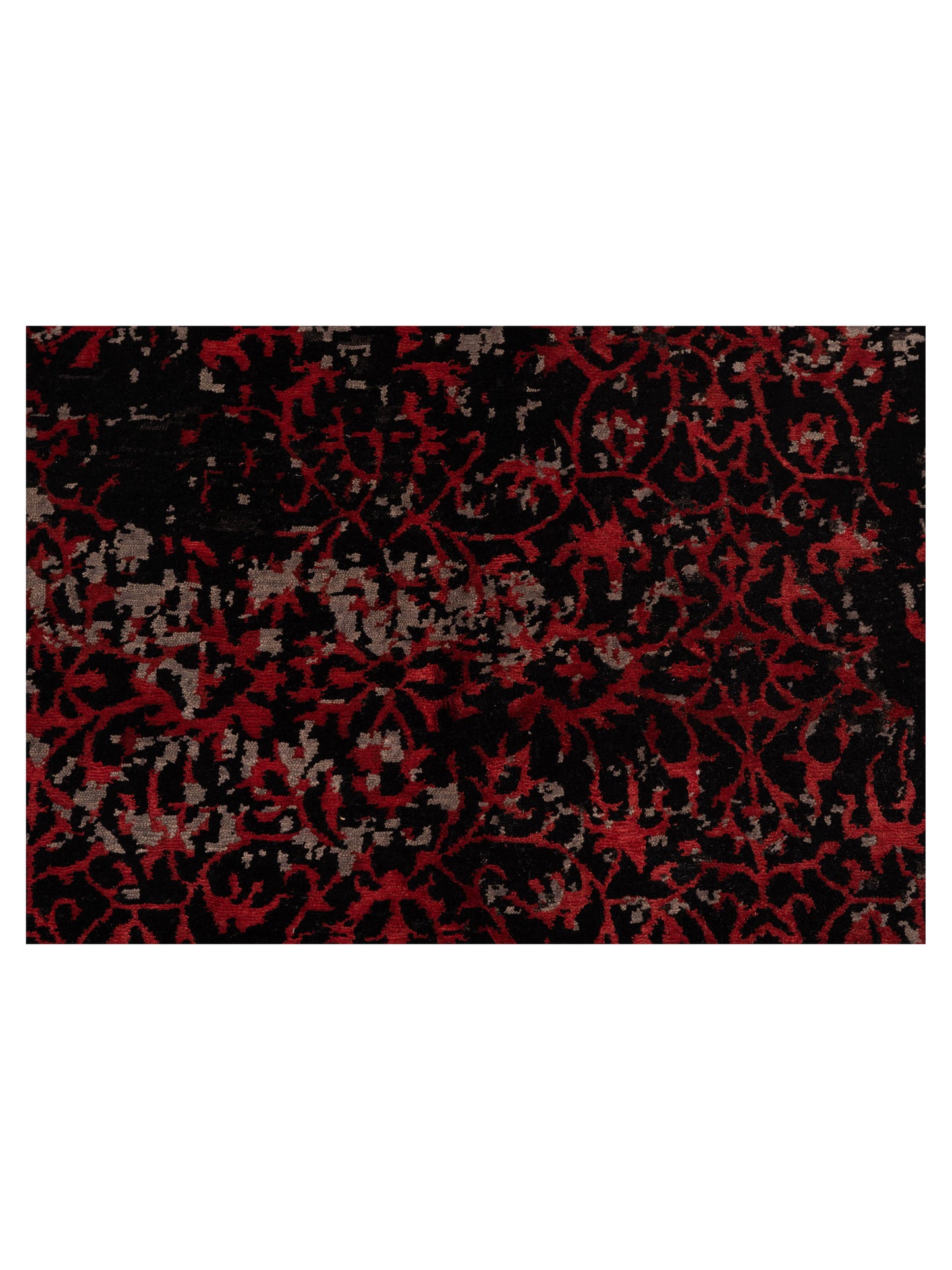 Tibetino 124310 Charcoal Charcoal 6.2x8.10 Hand Knotted Rug