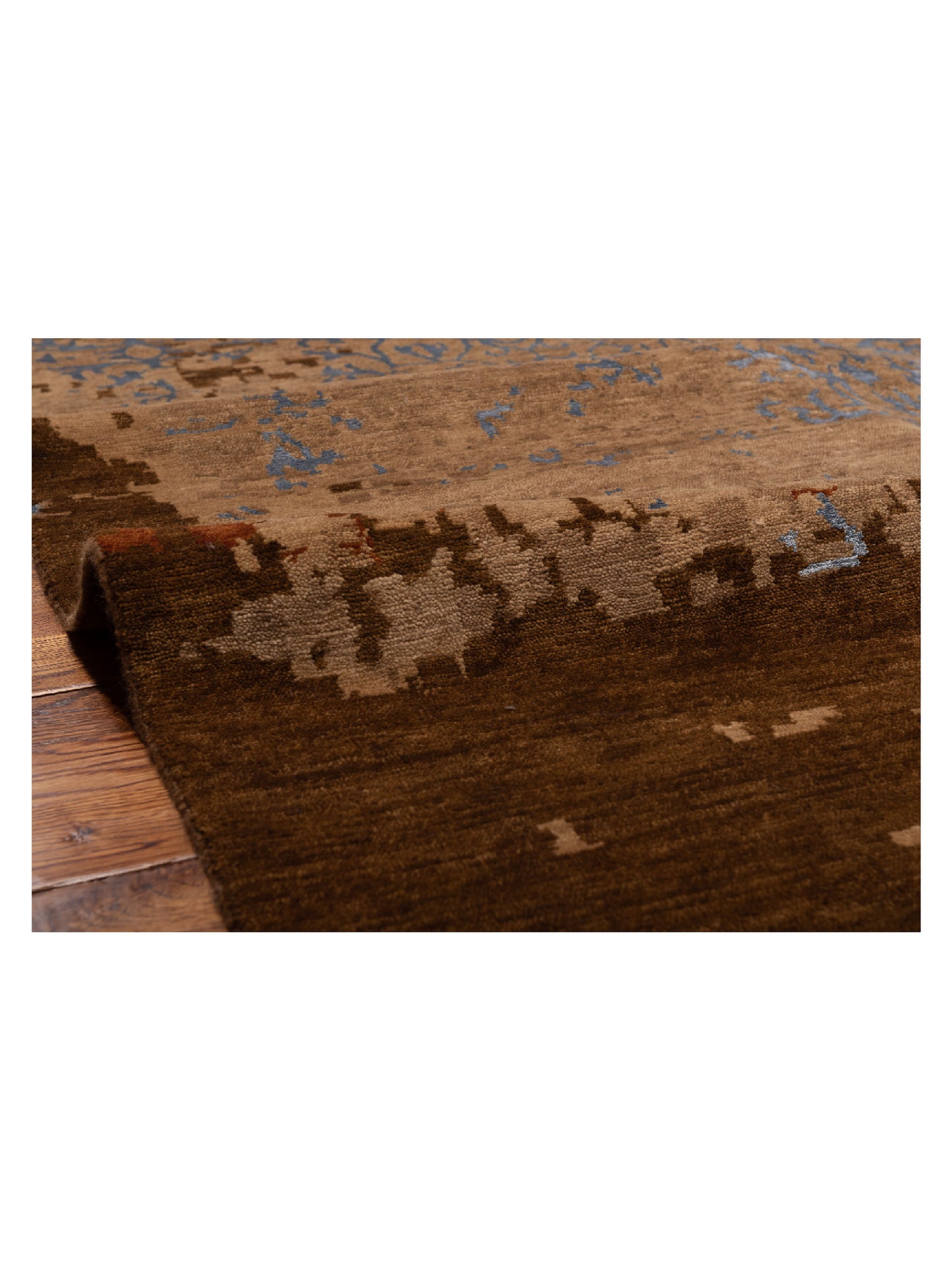 Tibetino 124311 Brown 10.3x13.6 Hand Knotted Rug