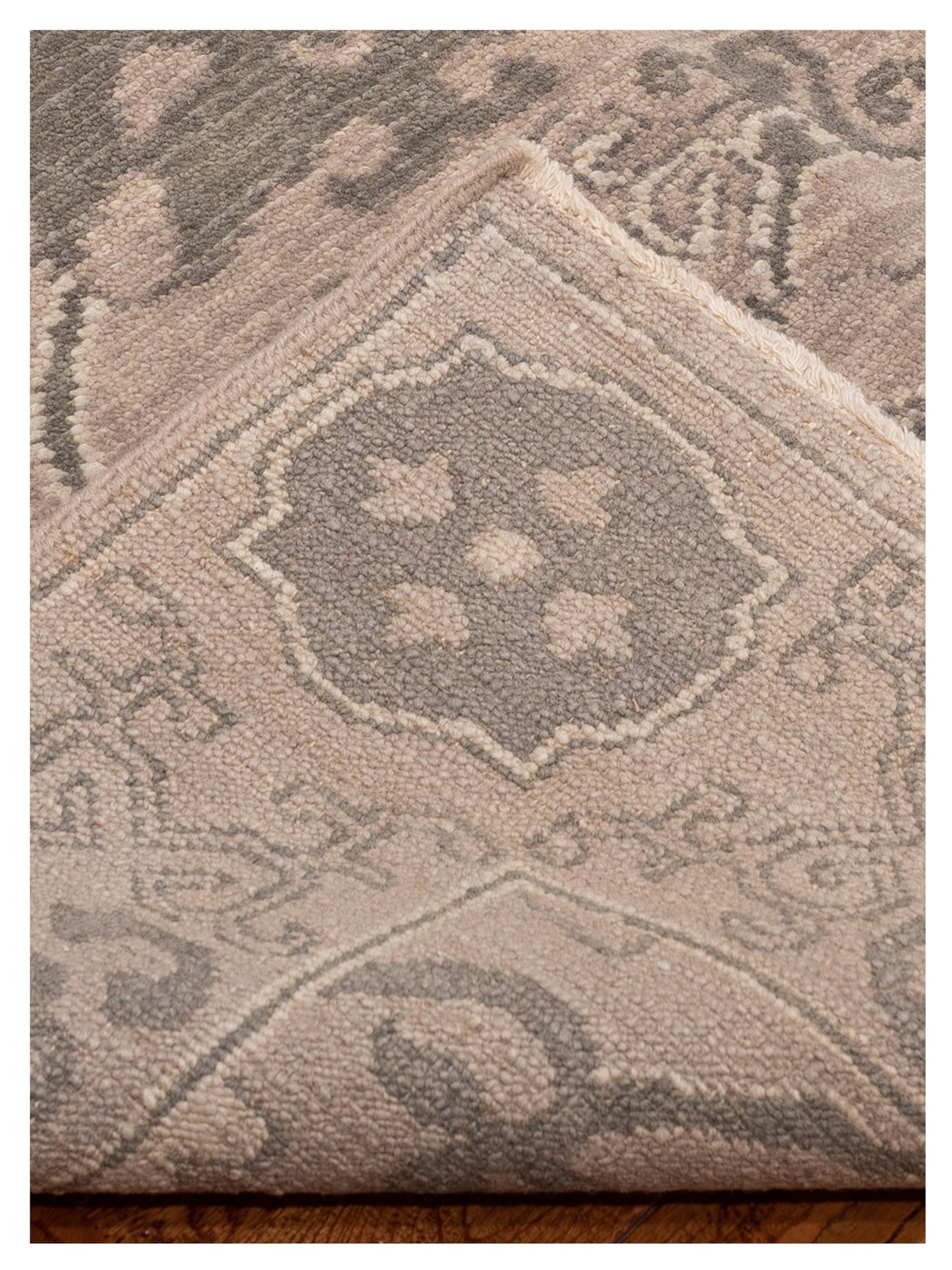 Andalusia 124332 Gray Green 8.11x119 Hand Knotted Rug
