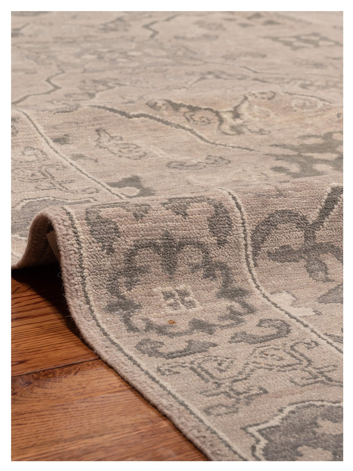 Andalusia 124332 Gray Green 8.11x119 Hand Knotted Rug