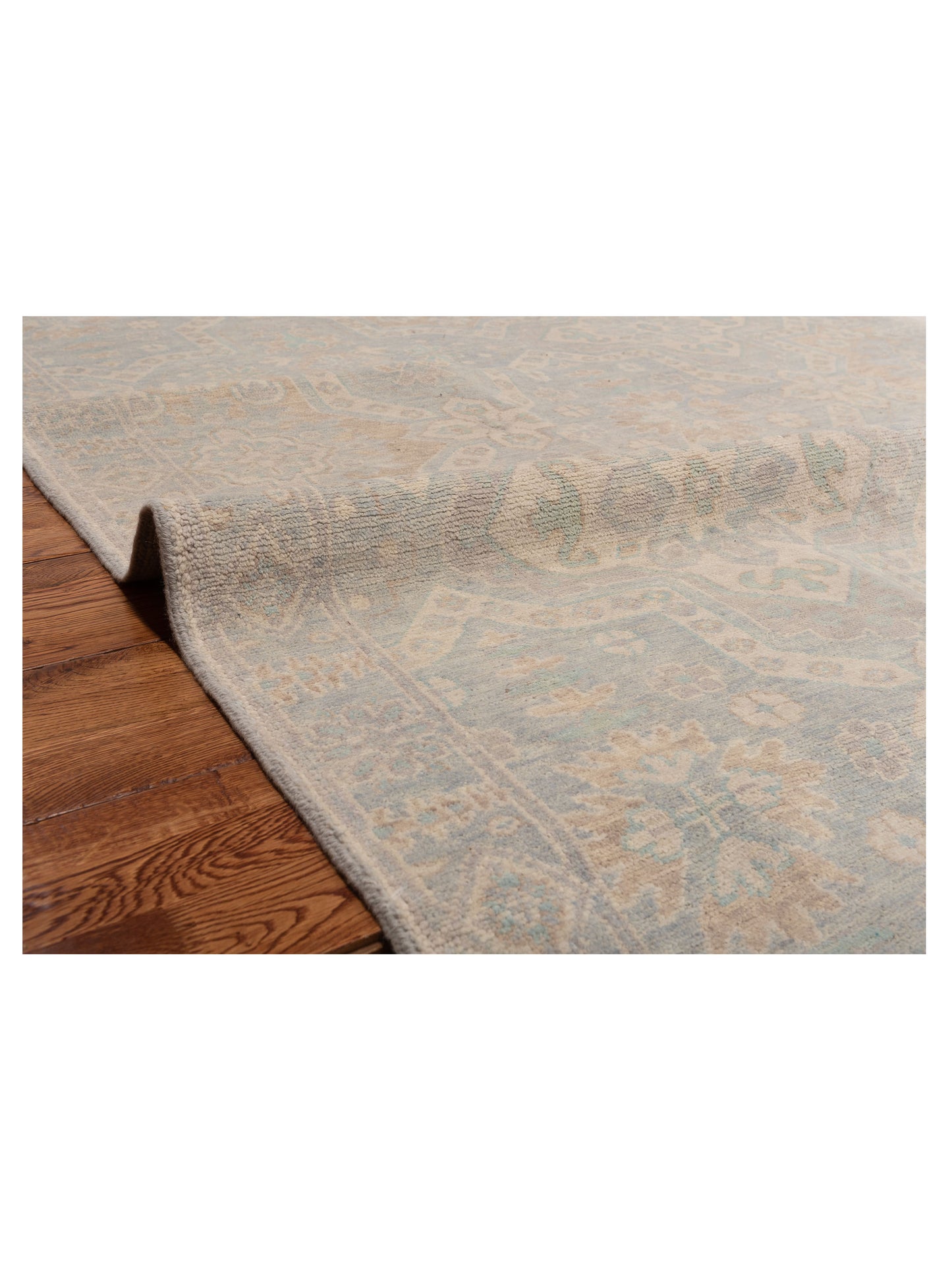 Andalusia 124334 Green 6.1x8.10 Hand Knotted Rug