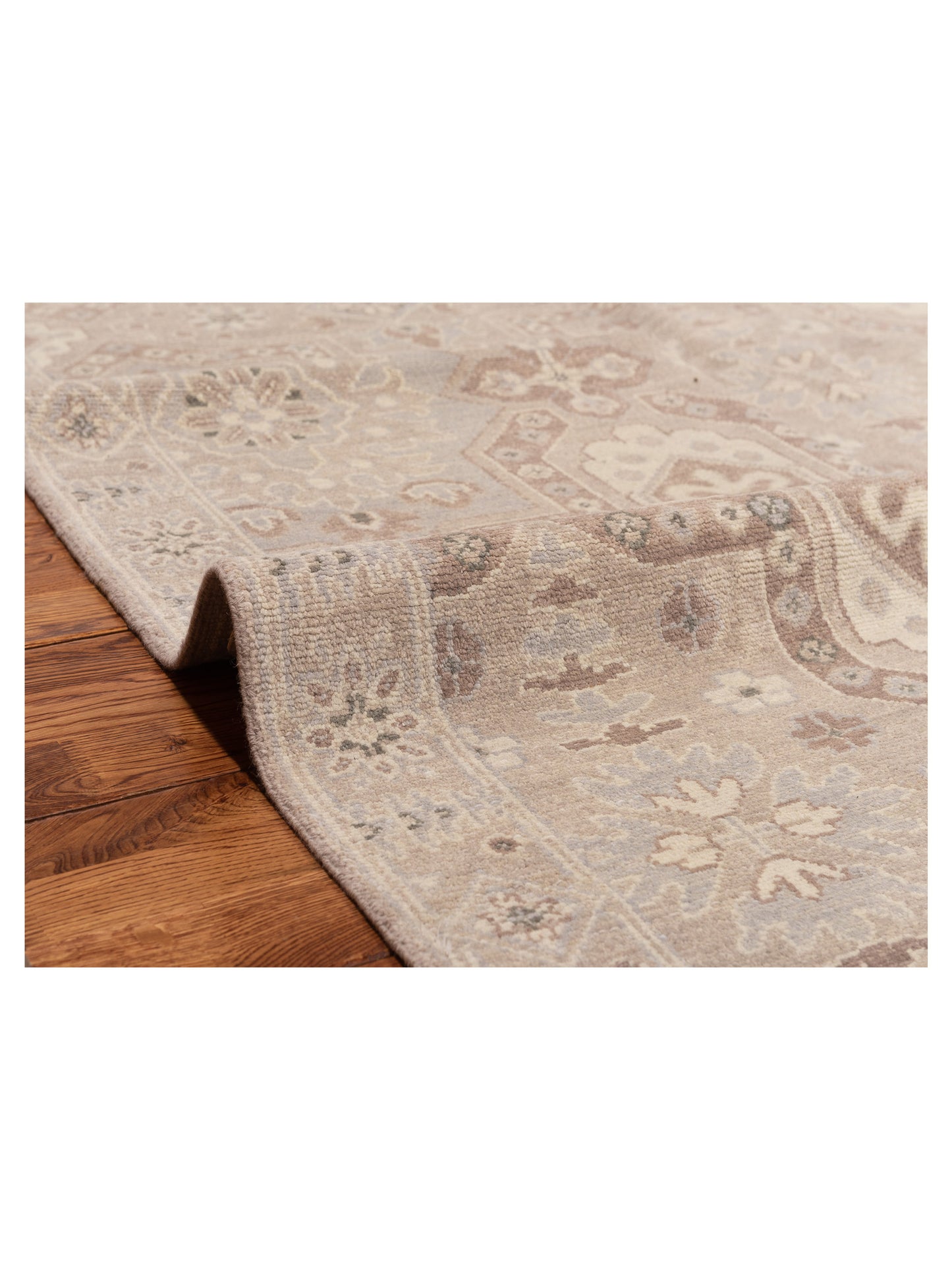 Andalusia 124336 Brown Brown 6.1x8.8 Hand Knotted Rug