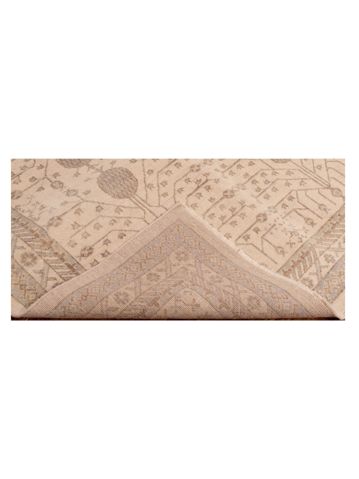 Stella 124384 Ivory Ivory 5.2x8 Hand Knotted Rug