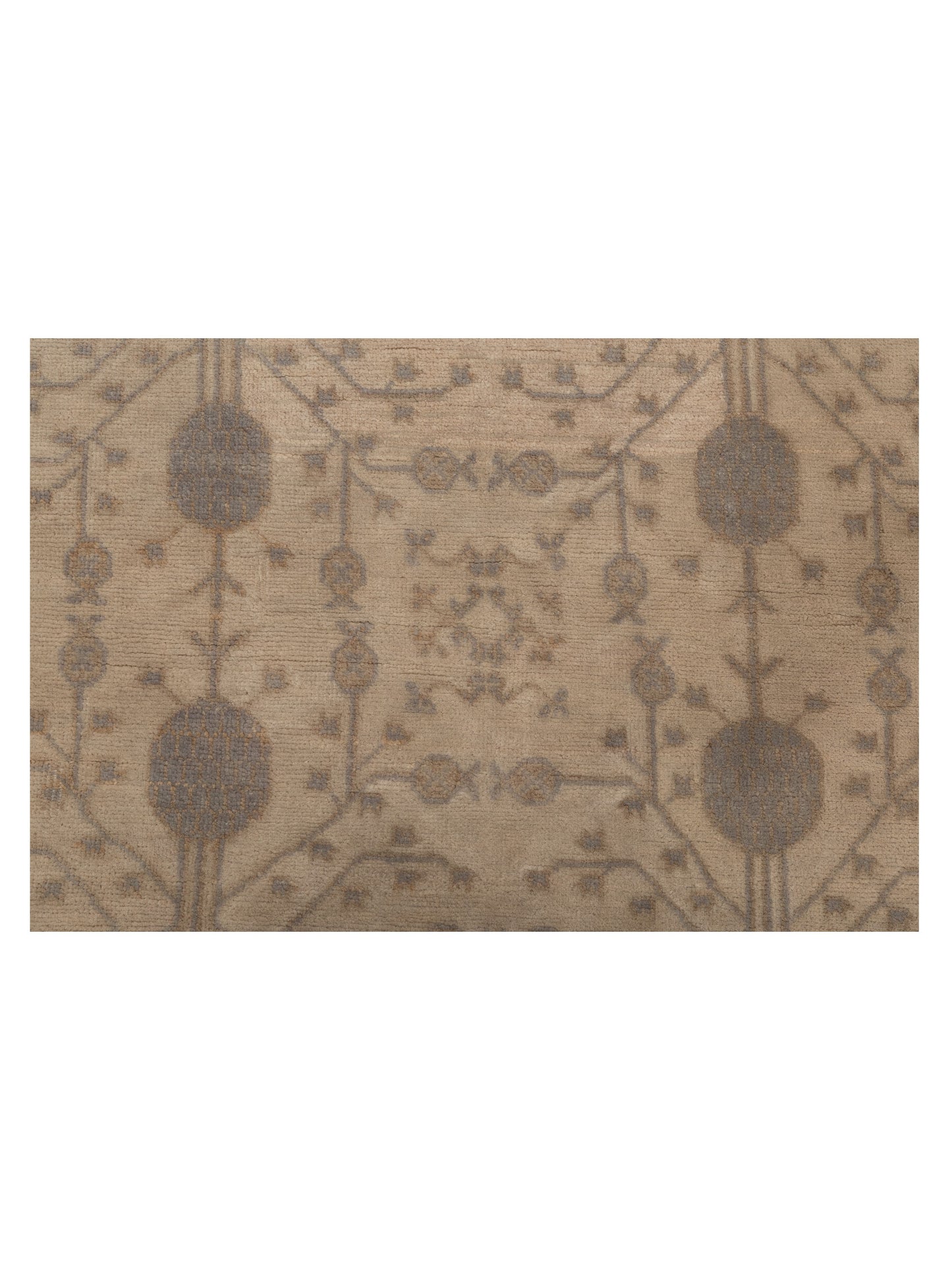 Stella 124387 Ivory Gray 4.1x6 Hand Knotted Rug