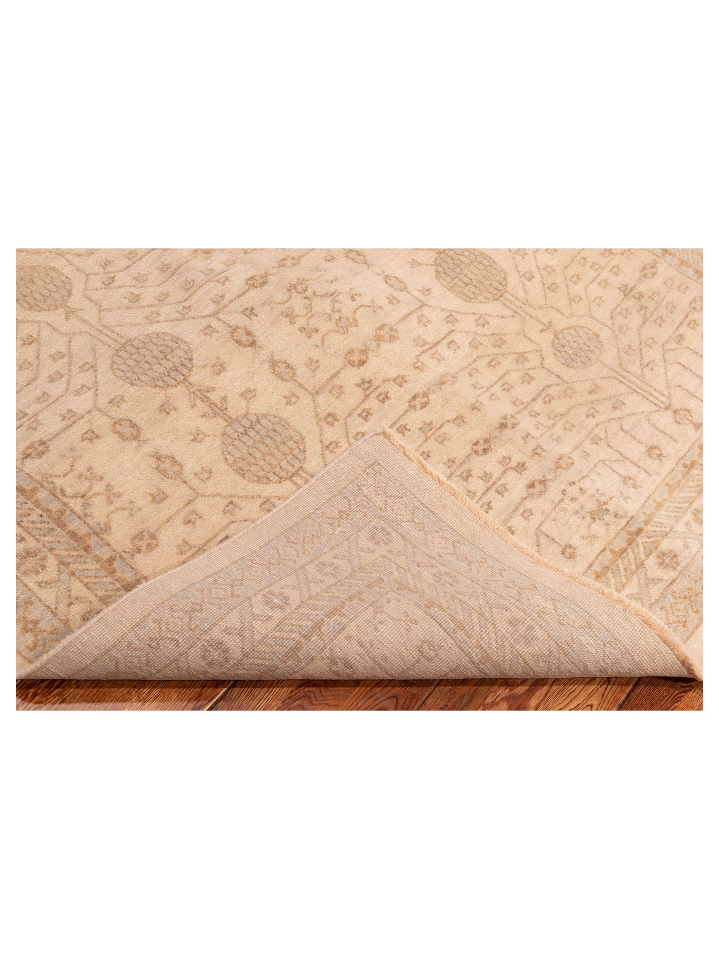 Stella 124388 Ivory Cream 4.11x7.9 Hand Knotted Rug