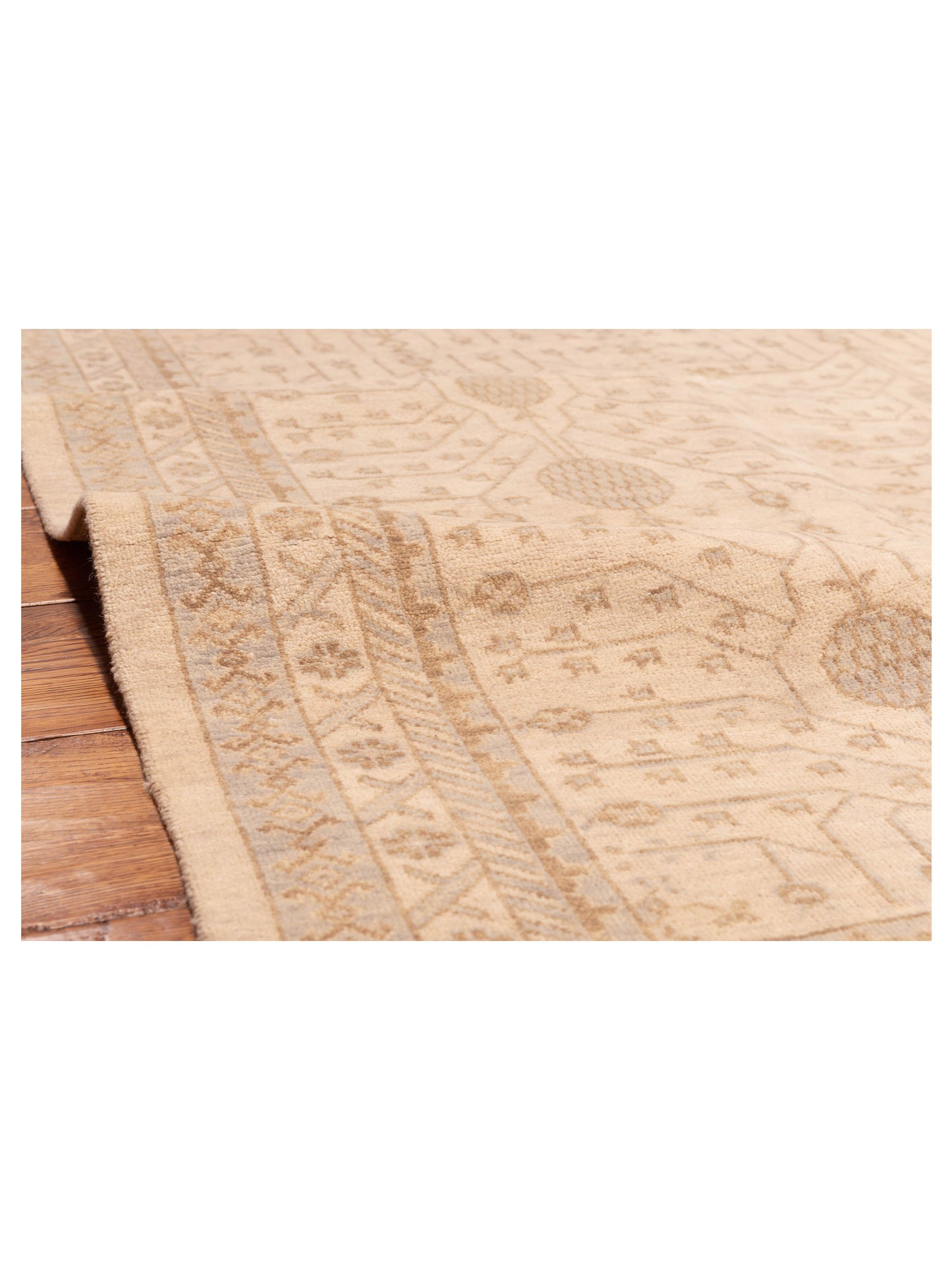 Stella 124388 Ivory Cream 4.11x7.9 Hand Knotted Rug