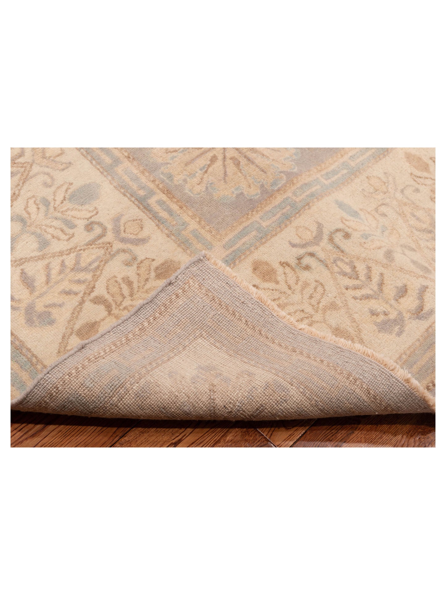 Stella 124392 Gray Ivory 9x12.2 Hand Knotted Rug