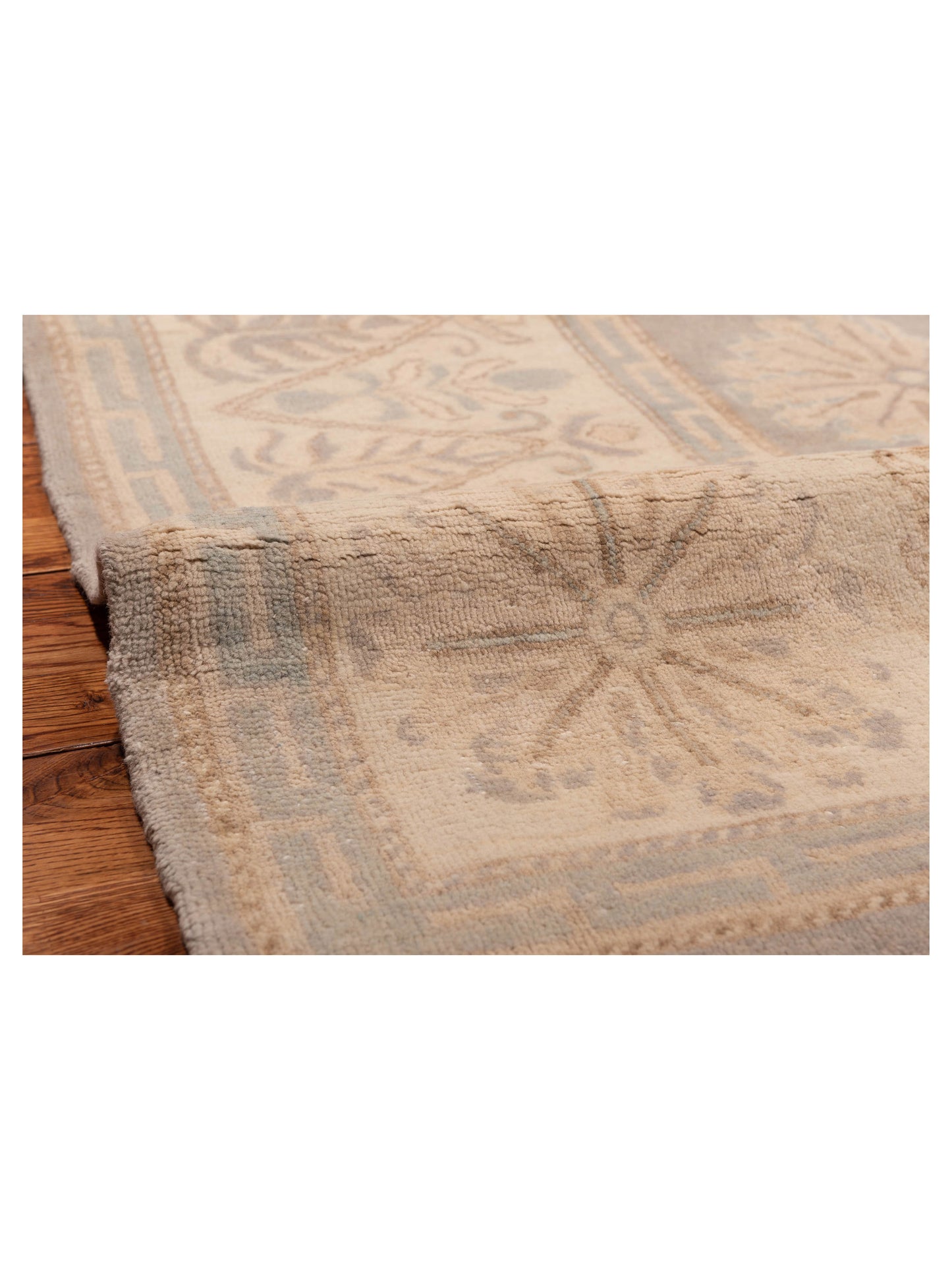 Stella 124392 Gray Ivory 9x12.2 Hand Knotted Rug
