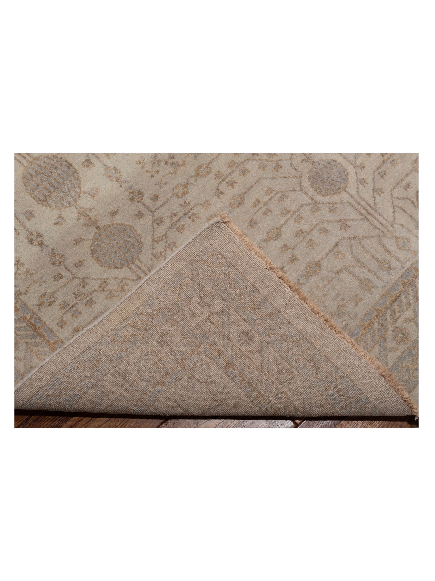 Stella 124401 Ivory Ivory 11.10x16.7 Hand Knotted Rug