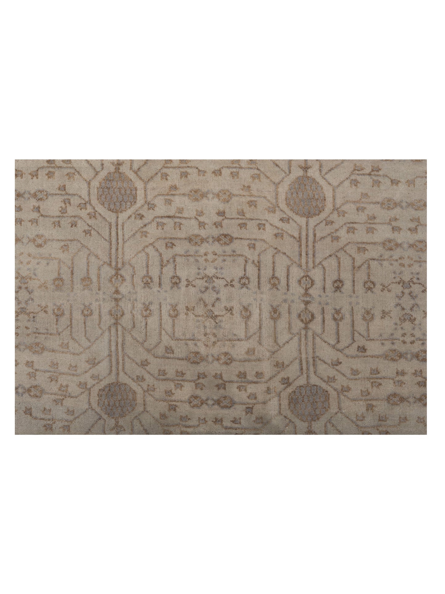 Stella 124401 Ivory Ivory 11.10x16.7 Hand Knotted Rug