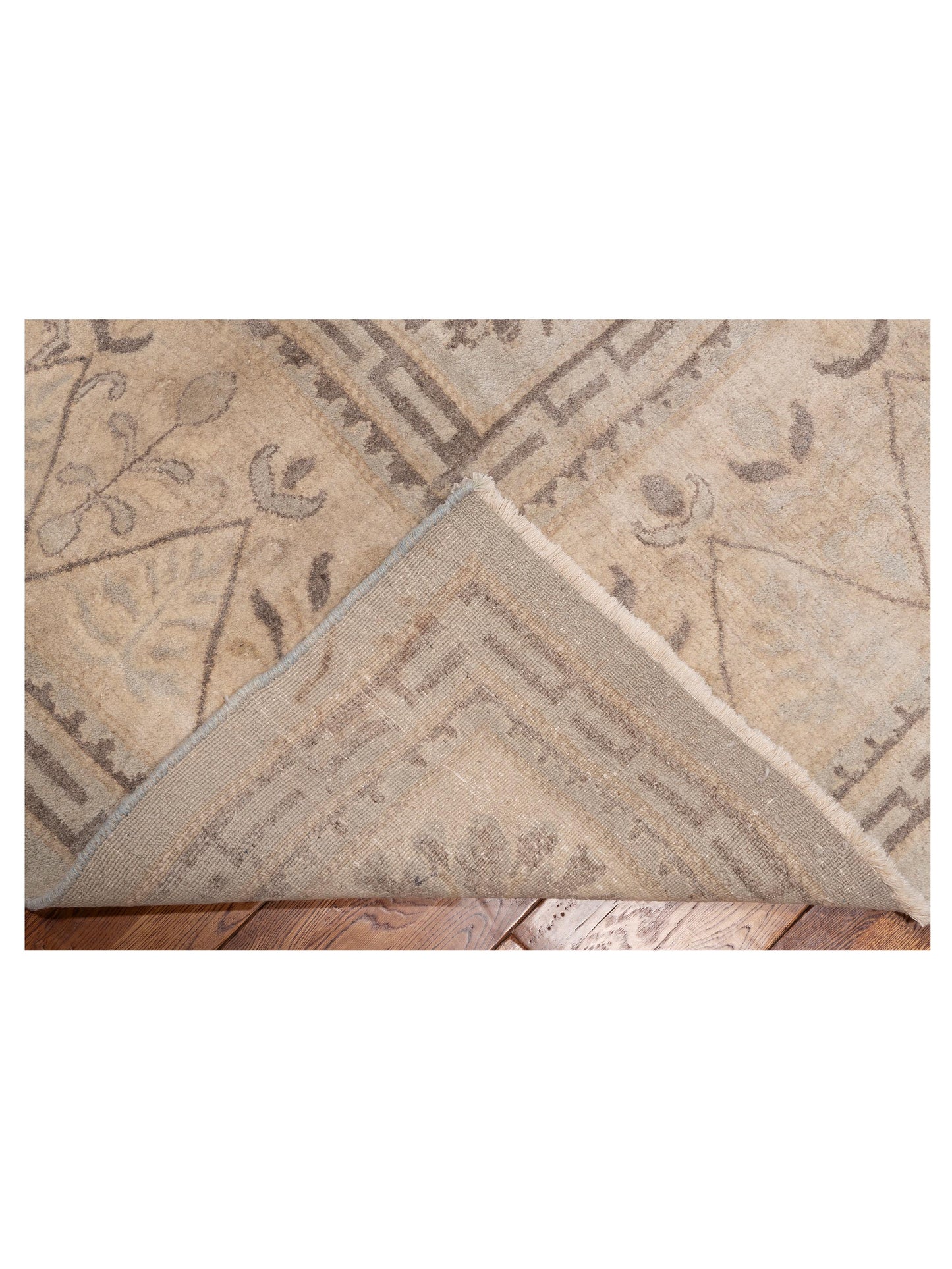 Stella 124402 Silver Ivory 13x16.2 Hand Knotted Rug