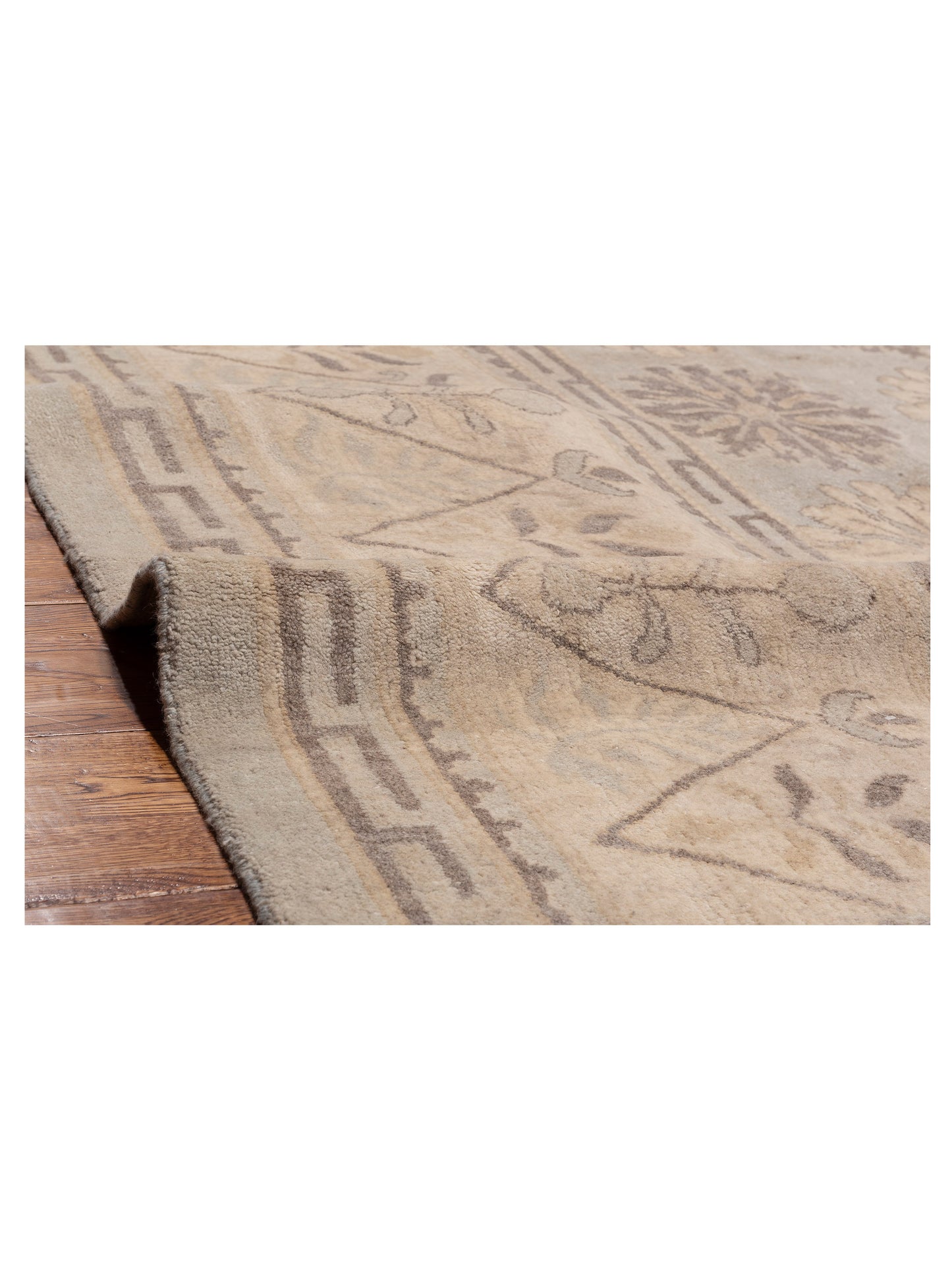 Stella 124402 Silver Ivory 13x16.2 Hand Knotted Rug