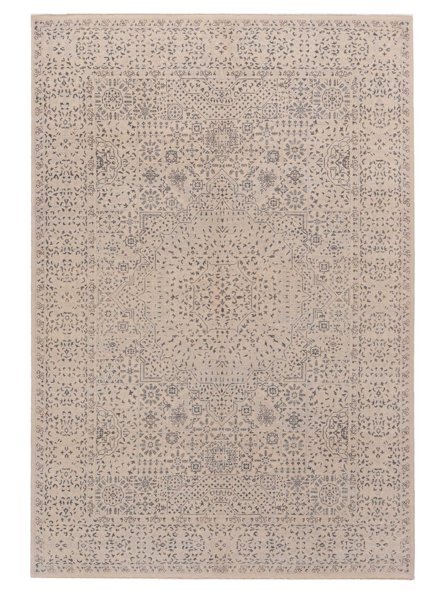 Nomad Mamluk Ivory Gray Traditional