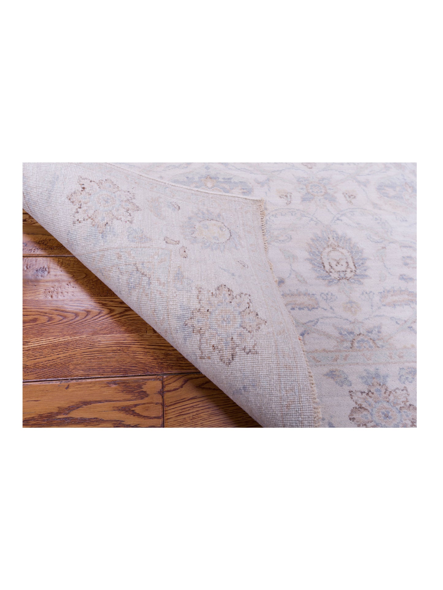 Laila 125127 Ivory Ivory 4.1x6 Hand Knotted Rug