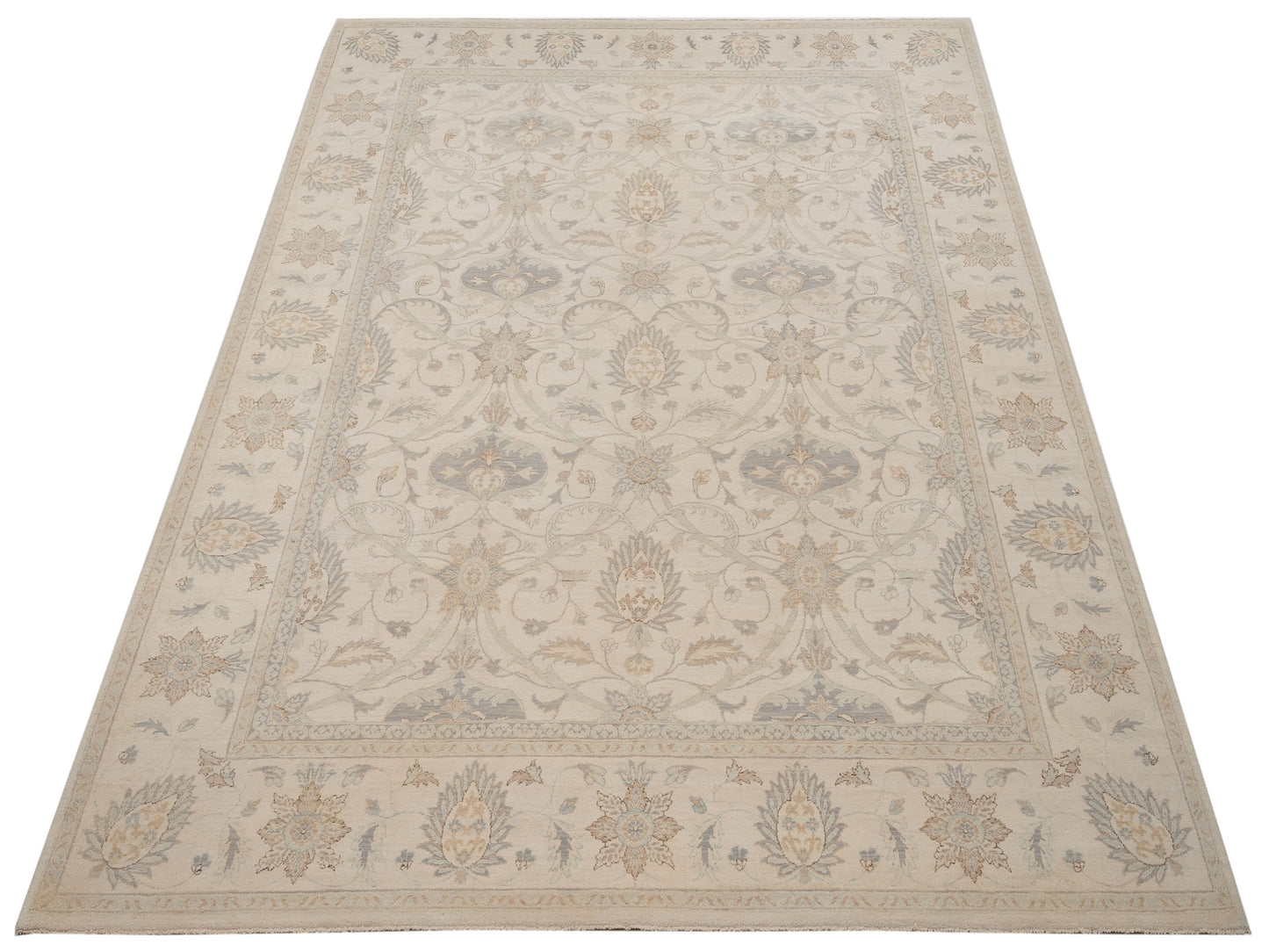 Platinum 125131 Ivory Ivory 8x10 Hand Knotted Rug