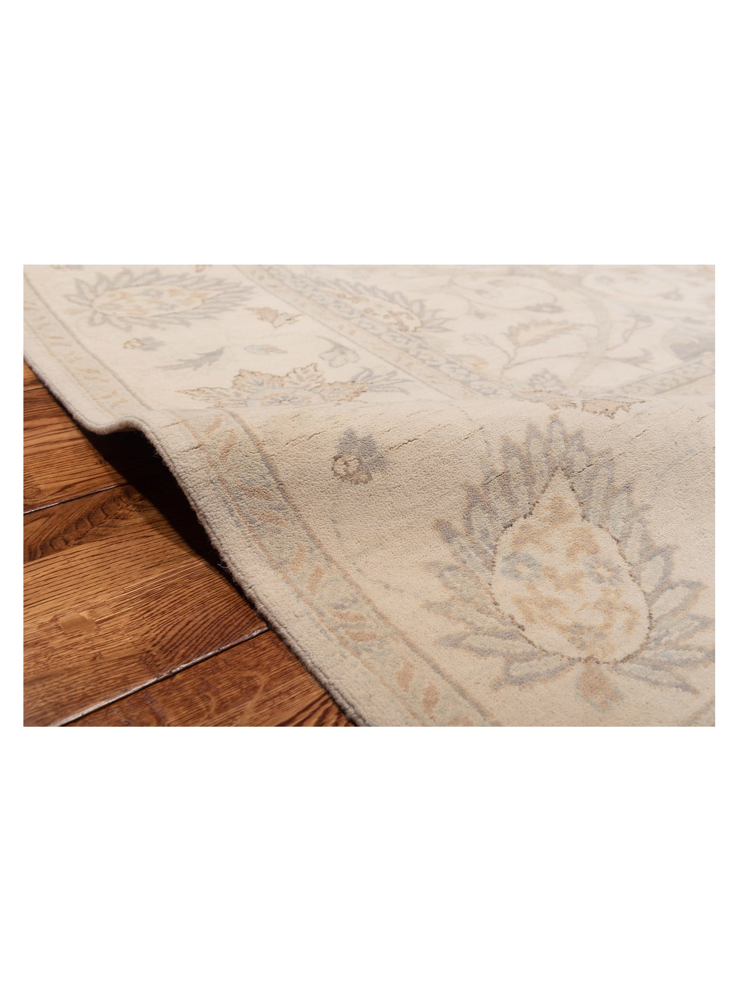Platinum 125131 Ivory Ivory 8x10 Hand Knotted Rug