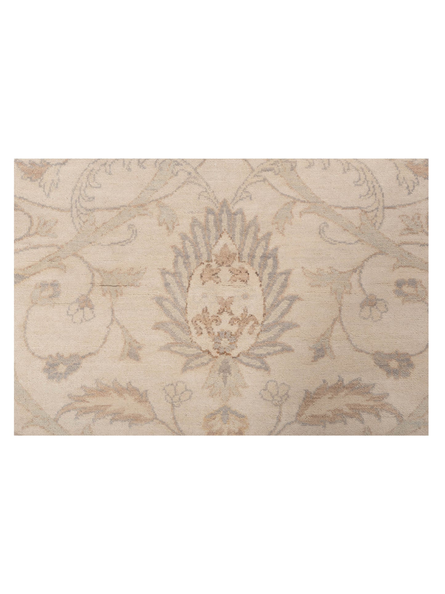 Platinum 125131 Ivory Ivory 8x10 Hand Knotted Rug