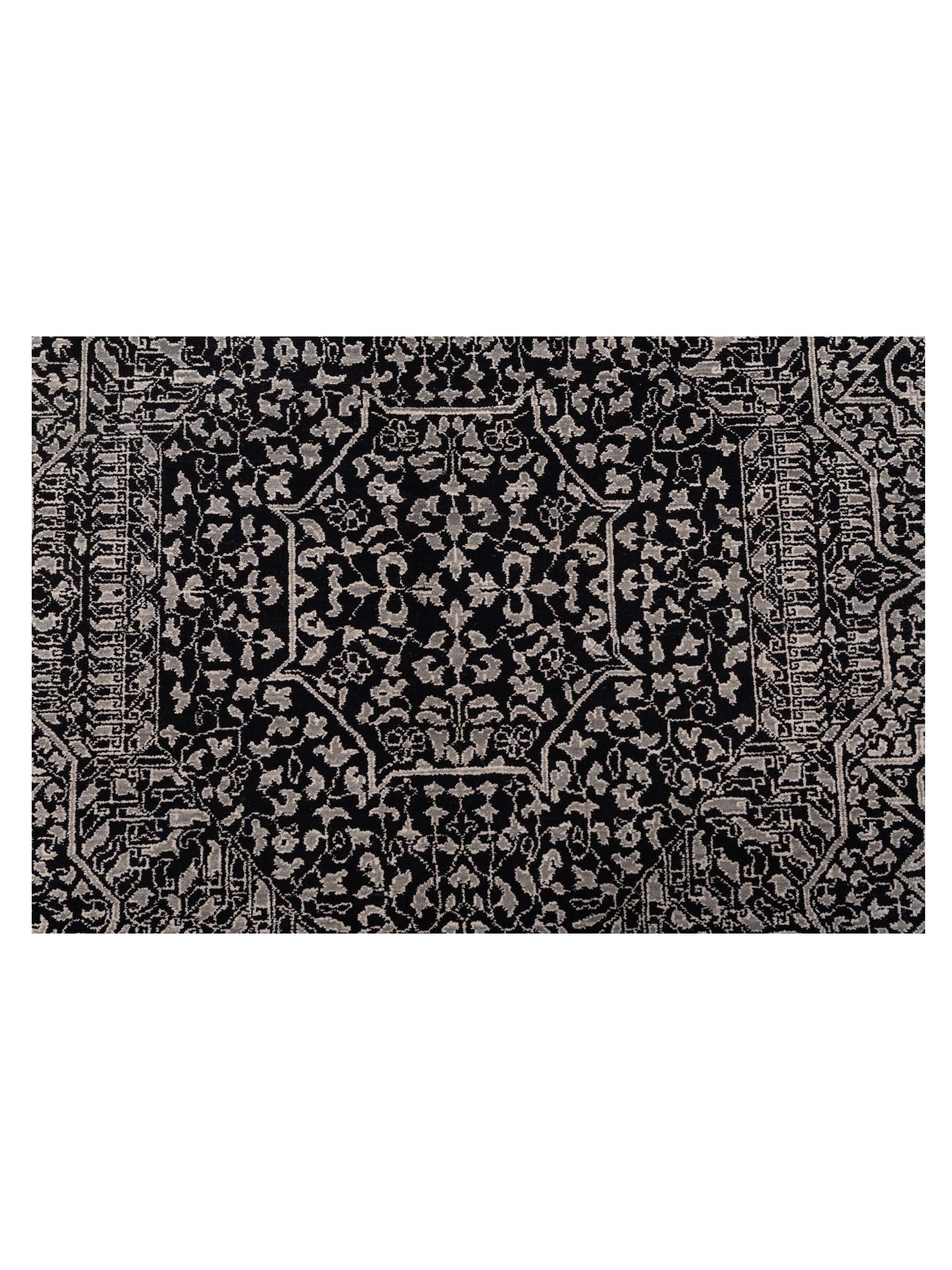 Mamluk 125150 Black 9.1x11.11 Hand Knotted Rug
