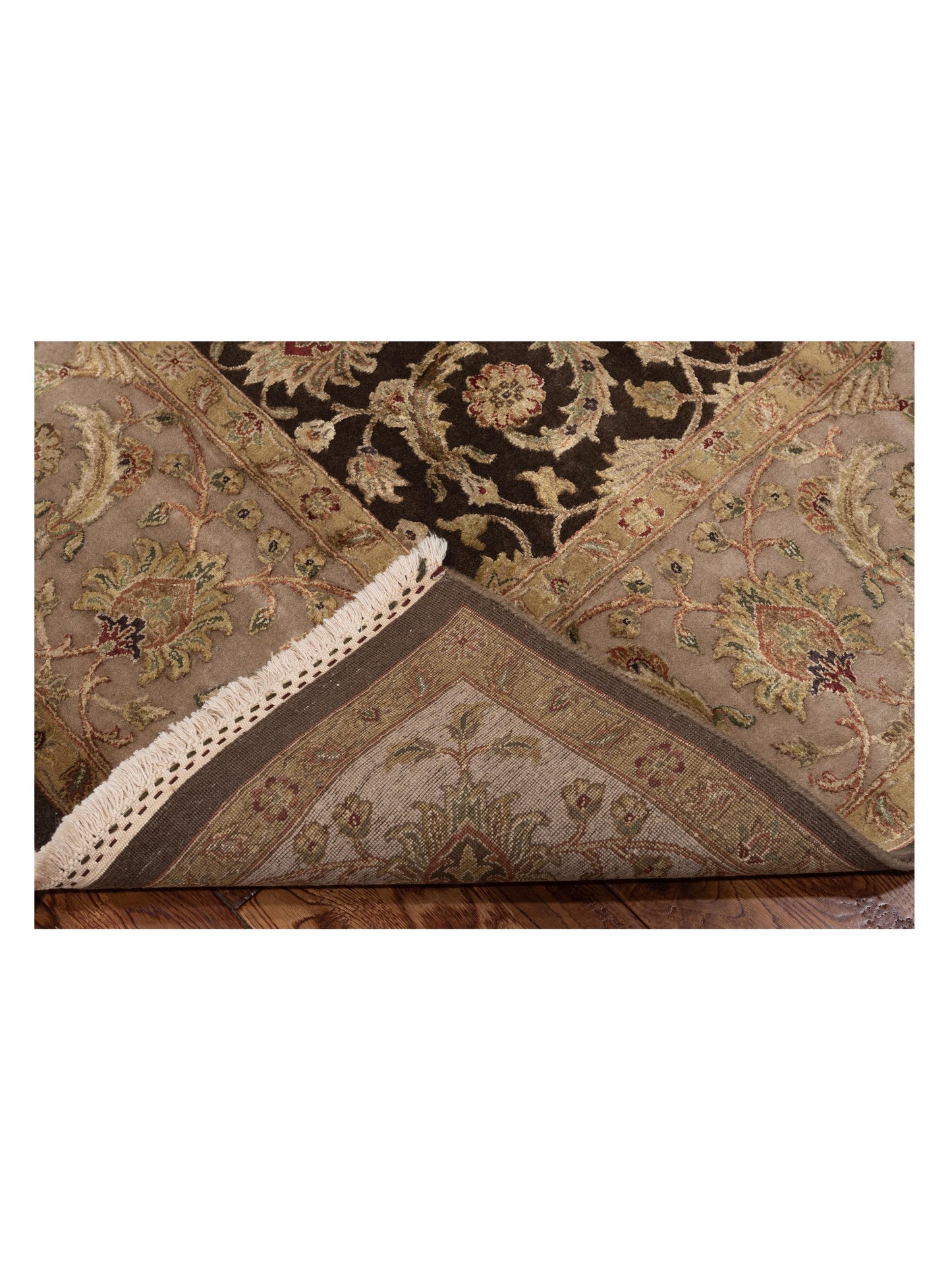 Imperial Silk 125166 Brown Beige 7.11x10 Hand Knotted Rug