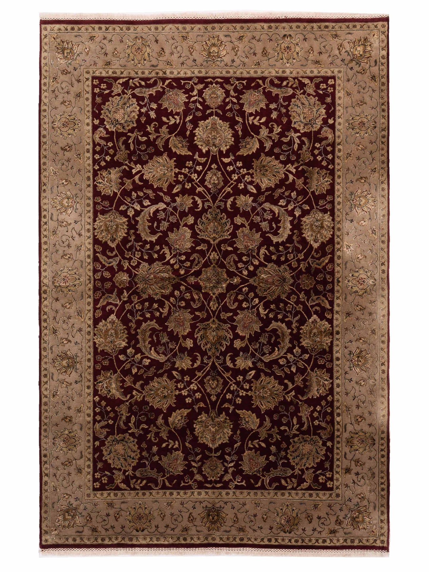 Rajpur Imperial Silk Red Beige Traditional