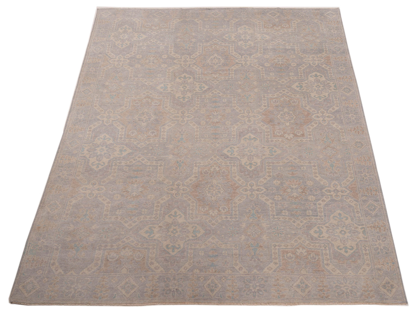 Andalusia 125234 Gray 9x11.11 Hand Knotted Rug