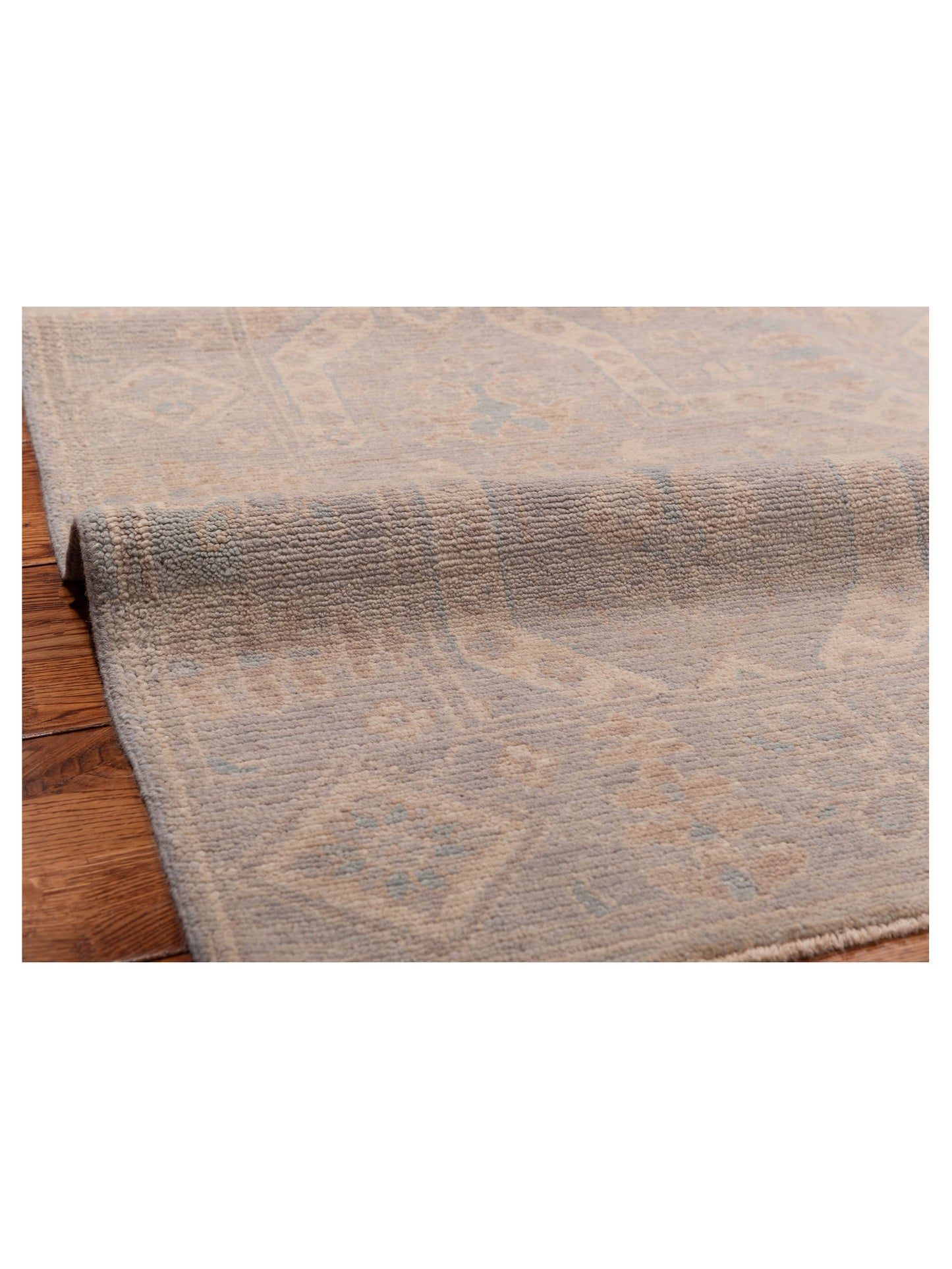 Andalusia 125234 Gray 9x11.11 Hand Knotted Rug