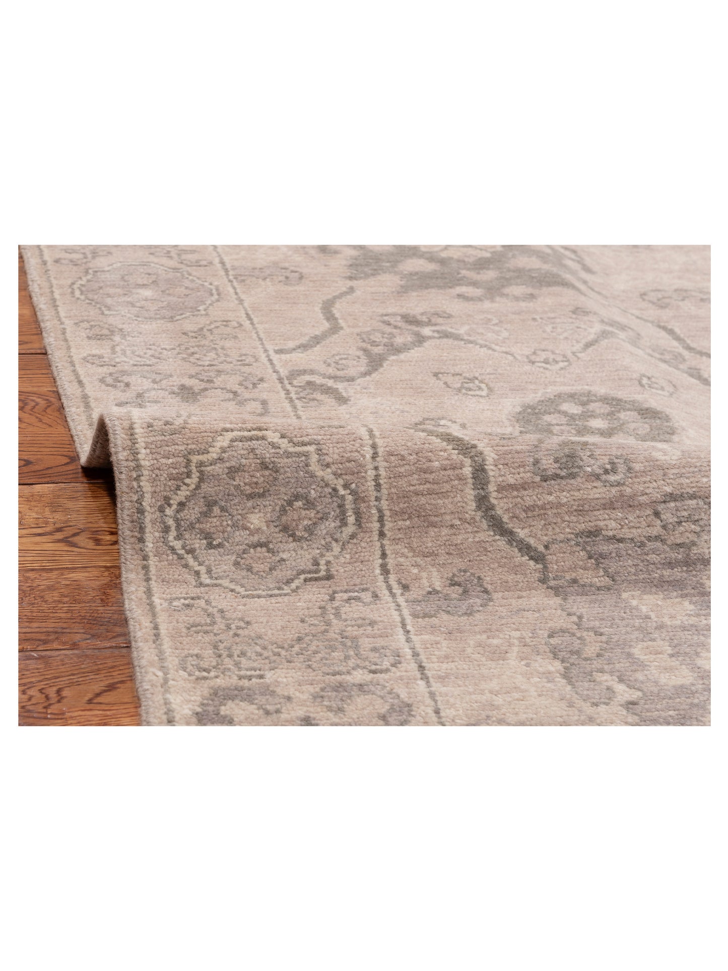 Andalusia 125243 Silver Green 8.1x10.2 Hand Knotted Rug