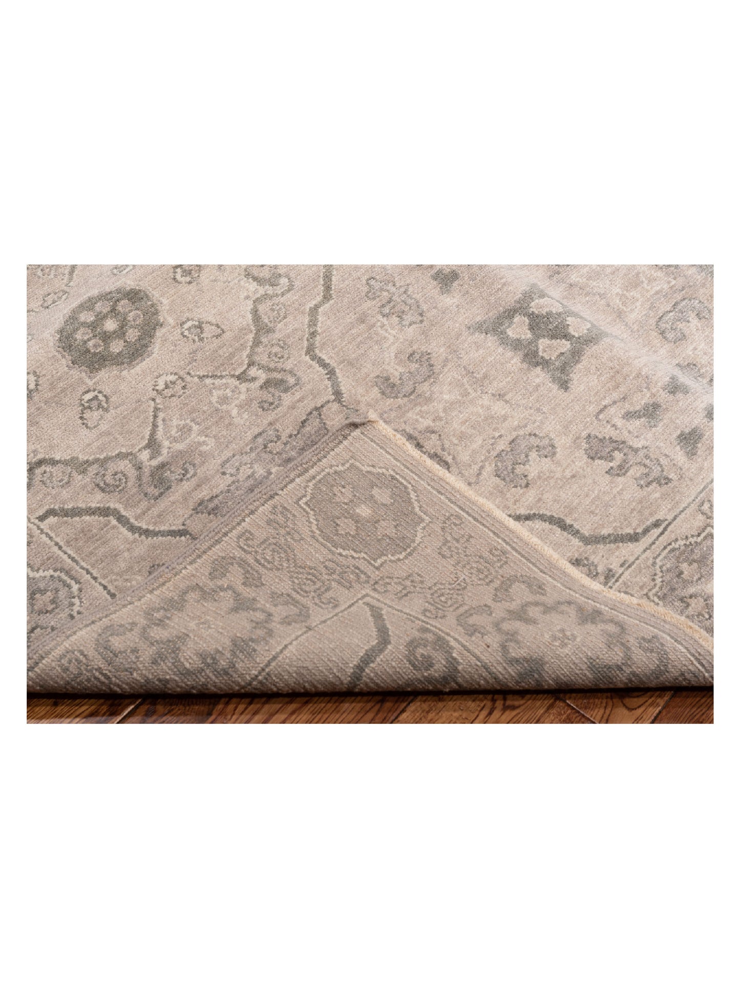 Andalusia 125243 Silver Green 8.1x10.2 Hand Knotted Rug