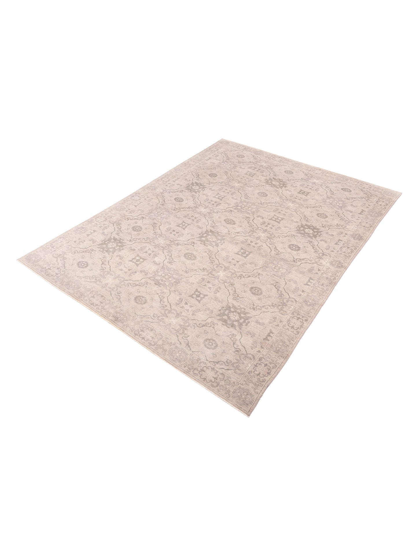 Andalusia 125244 Gray Green 8.11x12 Hand Knotted Rug