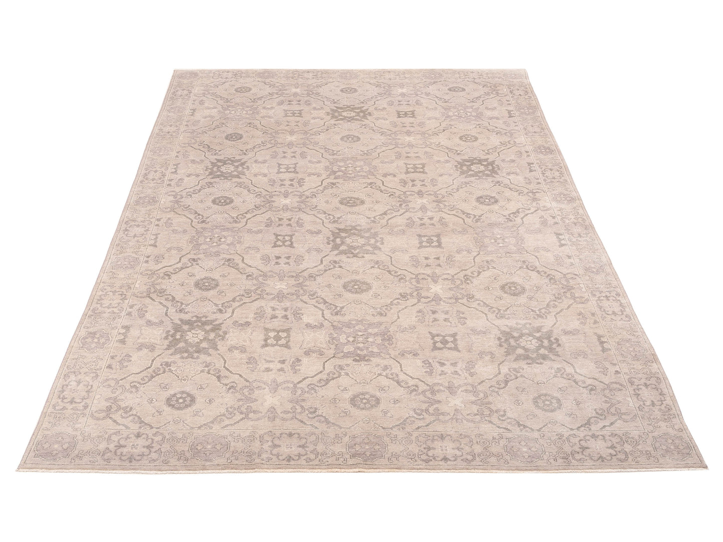 Andalusia 125244 Gray Green 8.11x12 Hand Knotted Rug