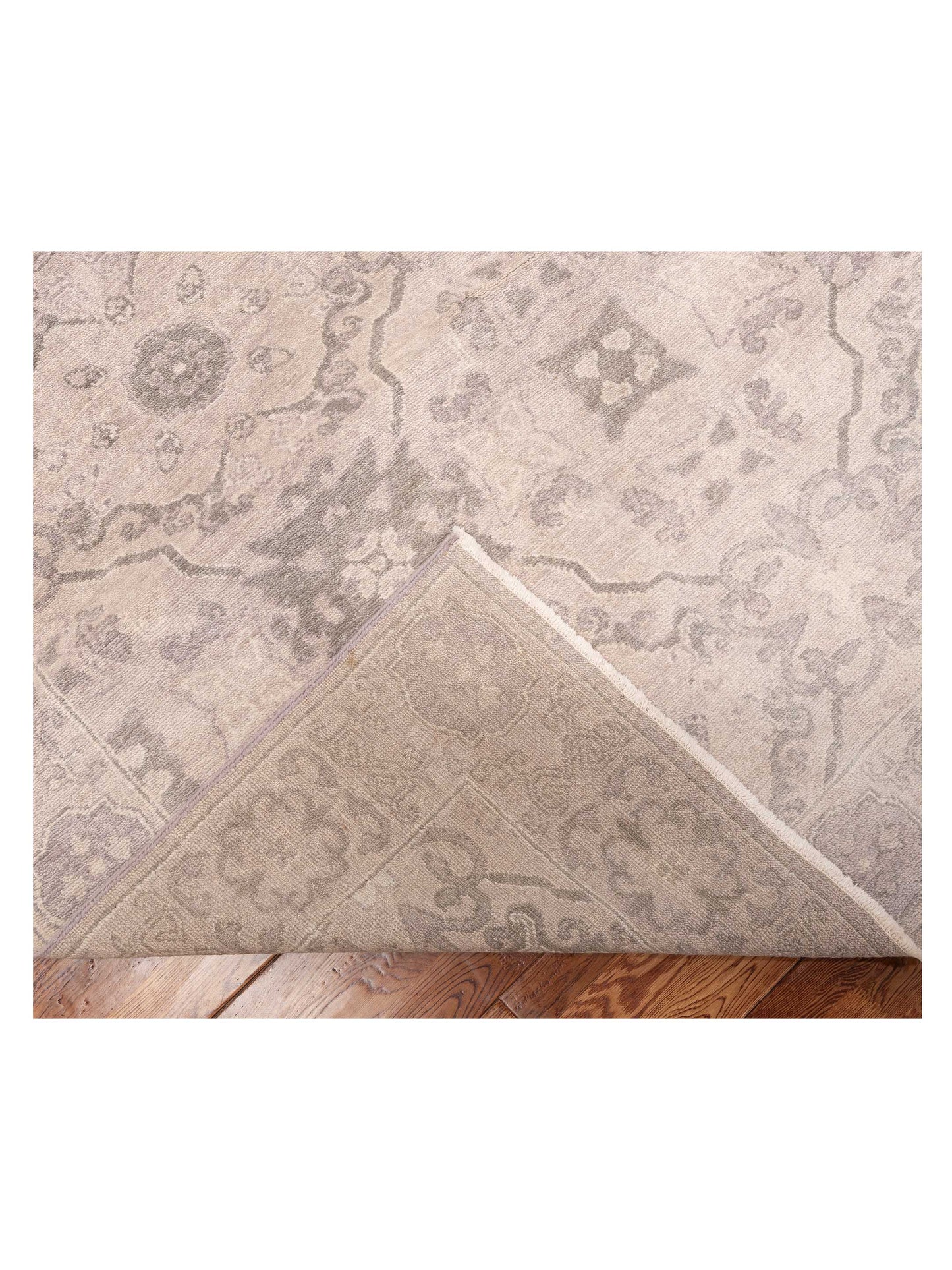 Andalusia 125244 Gray Green 8.11x12 Hand Knotted Rug