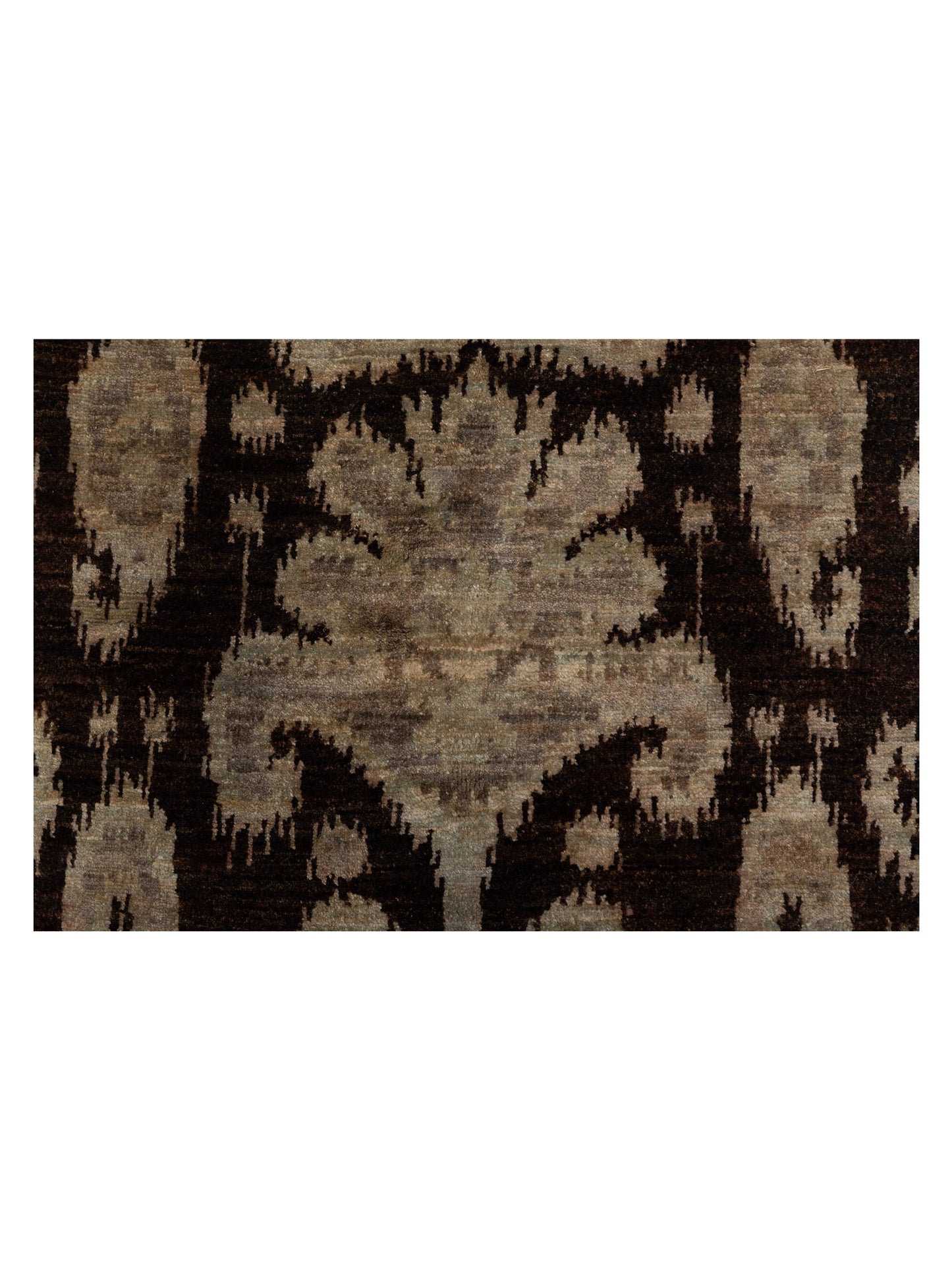 Laila 125334 Brown 8x10 Hand Knotted Rug
