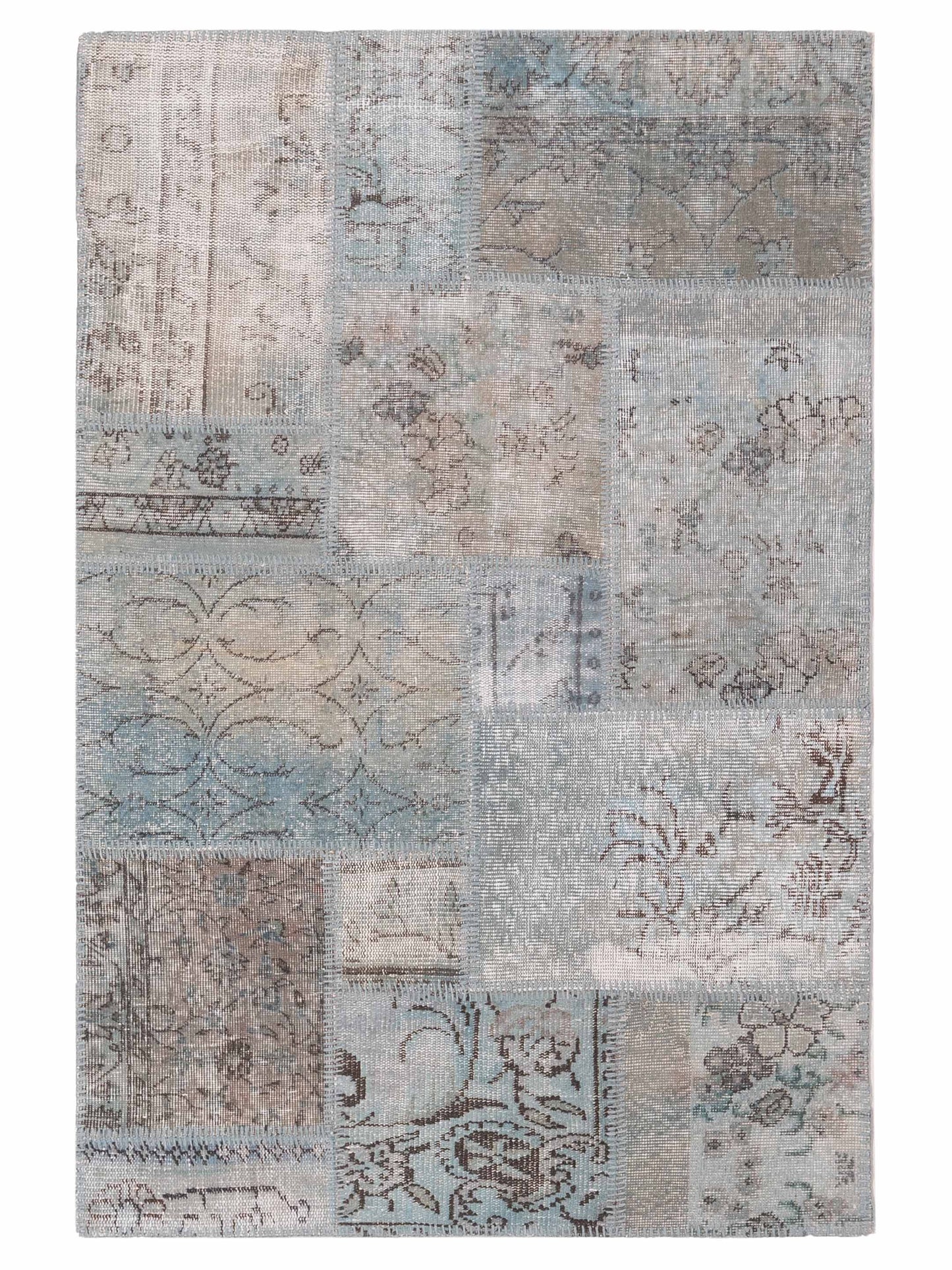 Pasha Turkish Vestige Patchwork Blue Contemporary