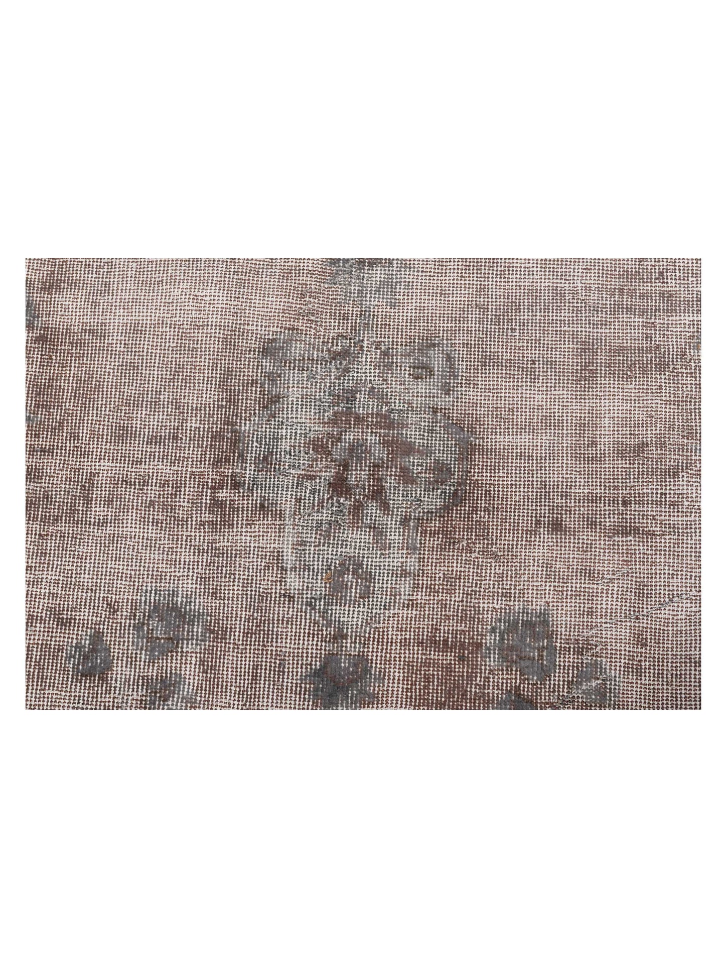 Vintage 125497 Gray 8.6x11.3 Hand Knotted Rug