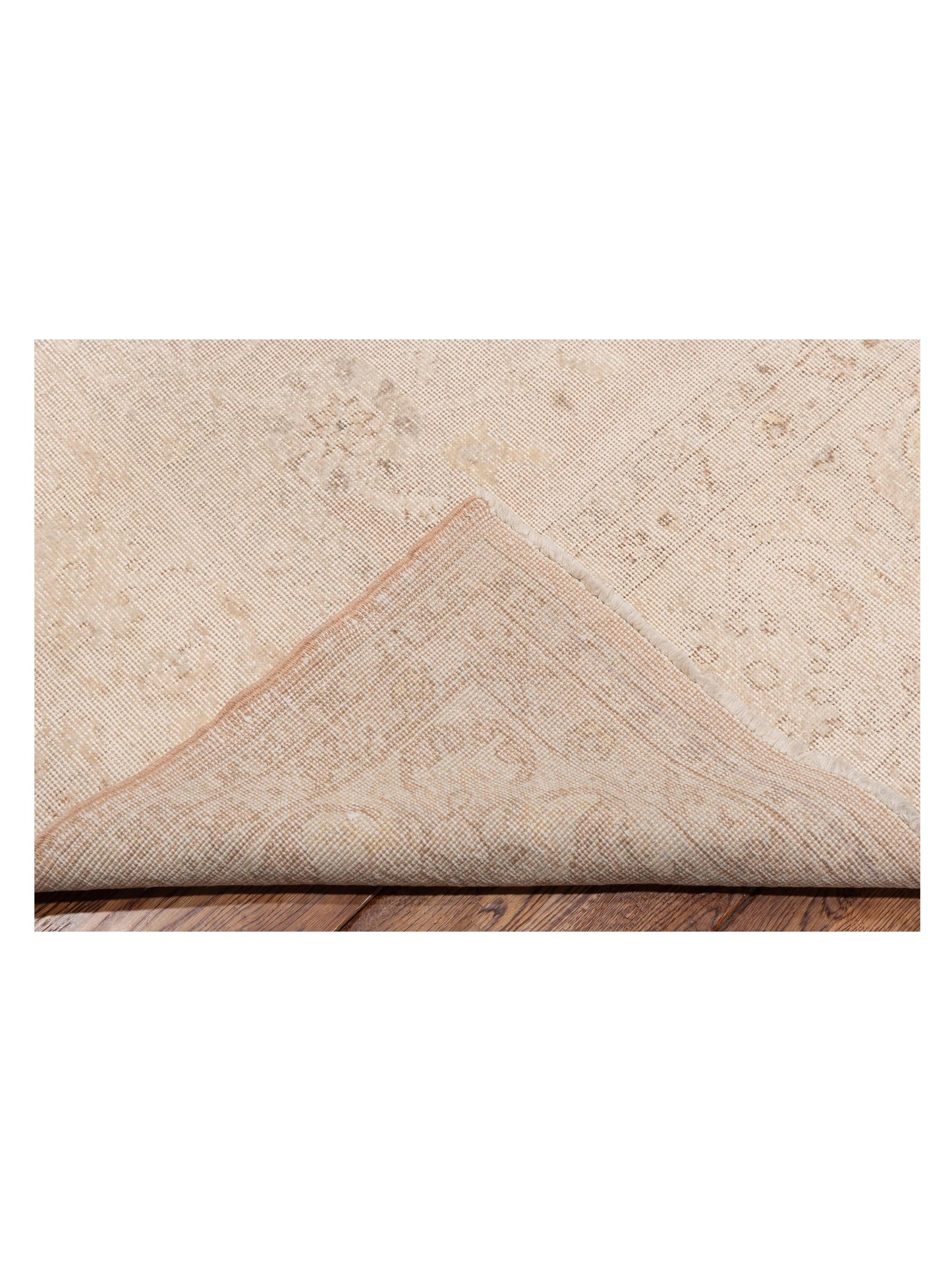 Vintage 125505 Ivory 8.3x12 Hand Knotted Rug