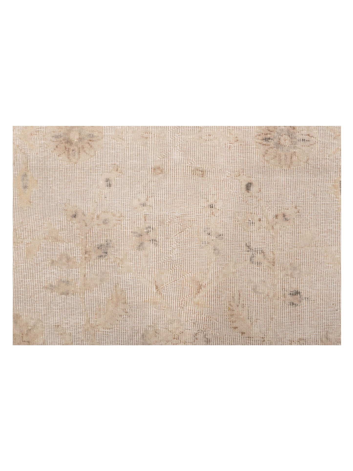 Vintage 125505 Ivory 8.3x12 Hand Knotted Rug