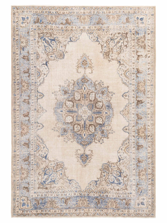 Pasha Vintage  Ivory Blue Transitional