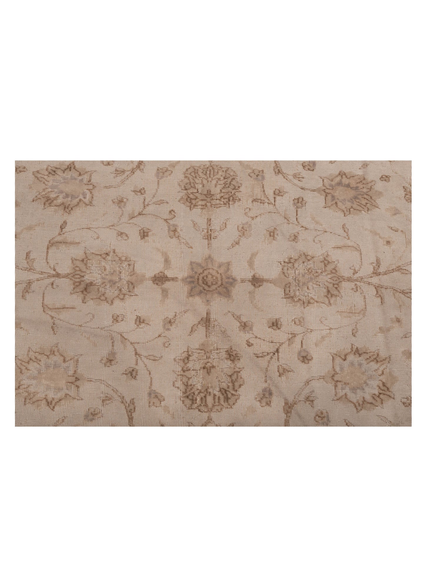 Vintage 125528 Ivory 8.9x11.4 Hand Knotted Rug