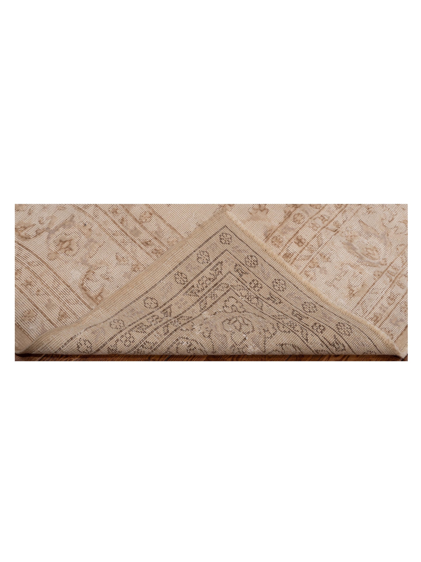 Vintage 125528 Ivory 8.9x11.4 Hand Knotted Rug