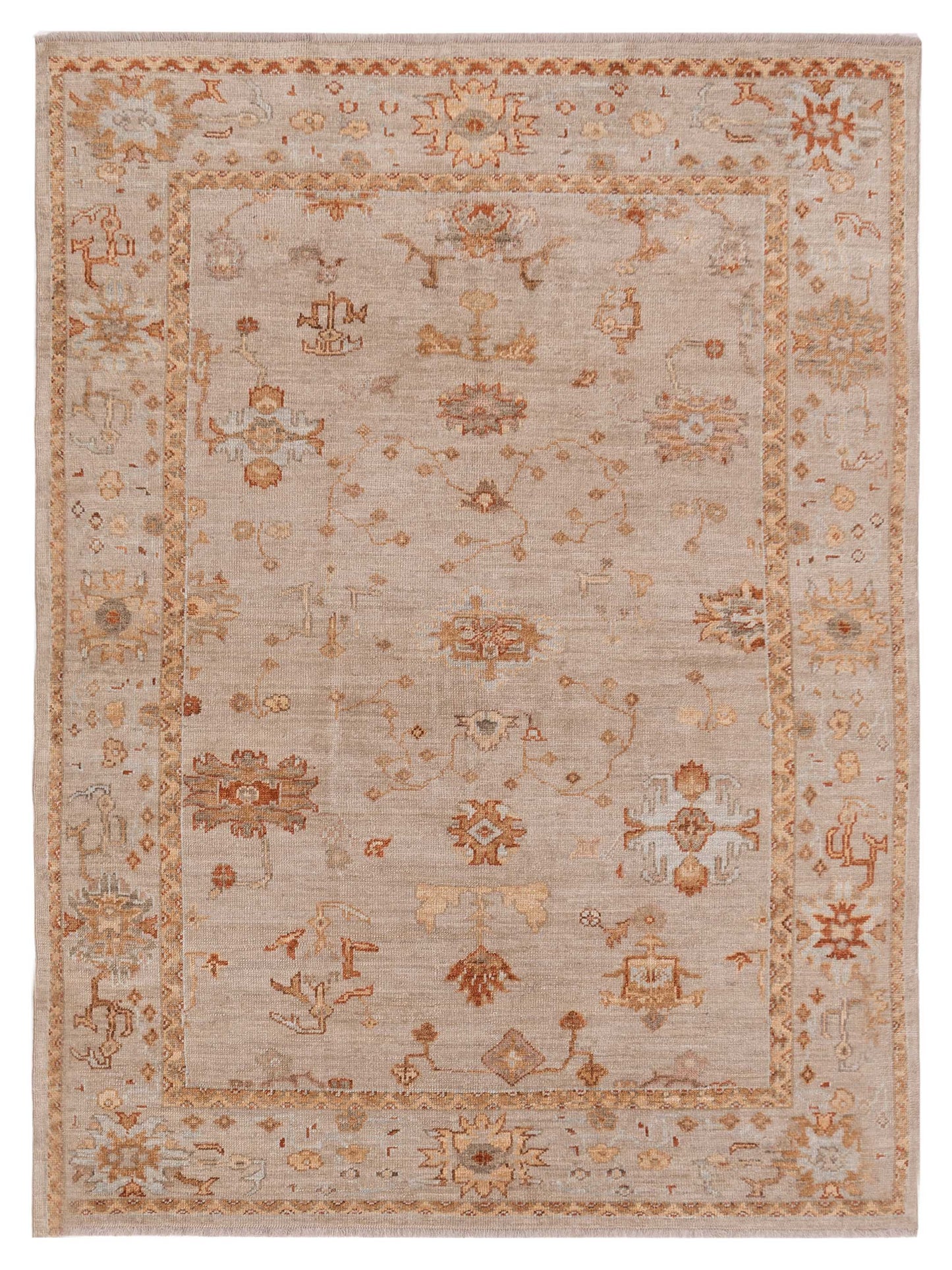 Anadol Angora Oushak Silver Silver Traditional