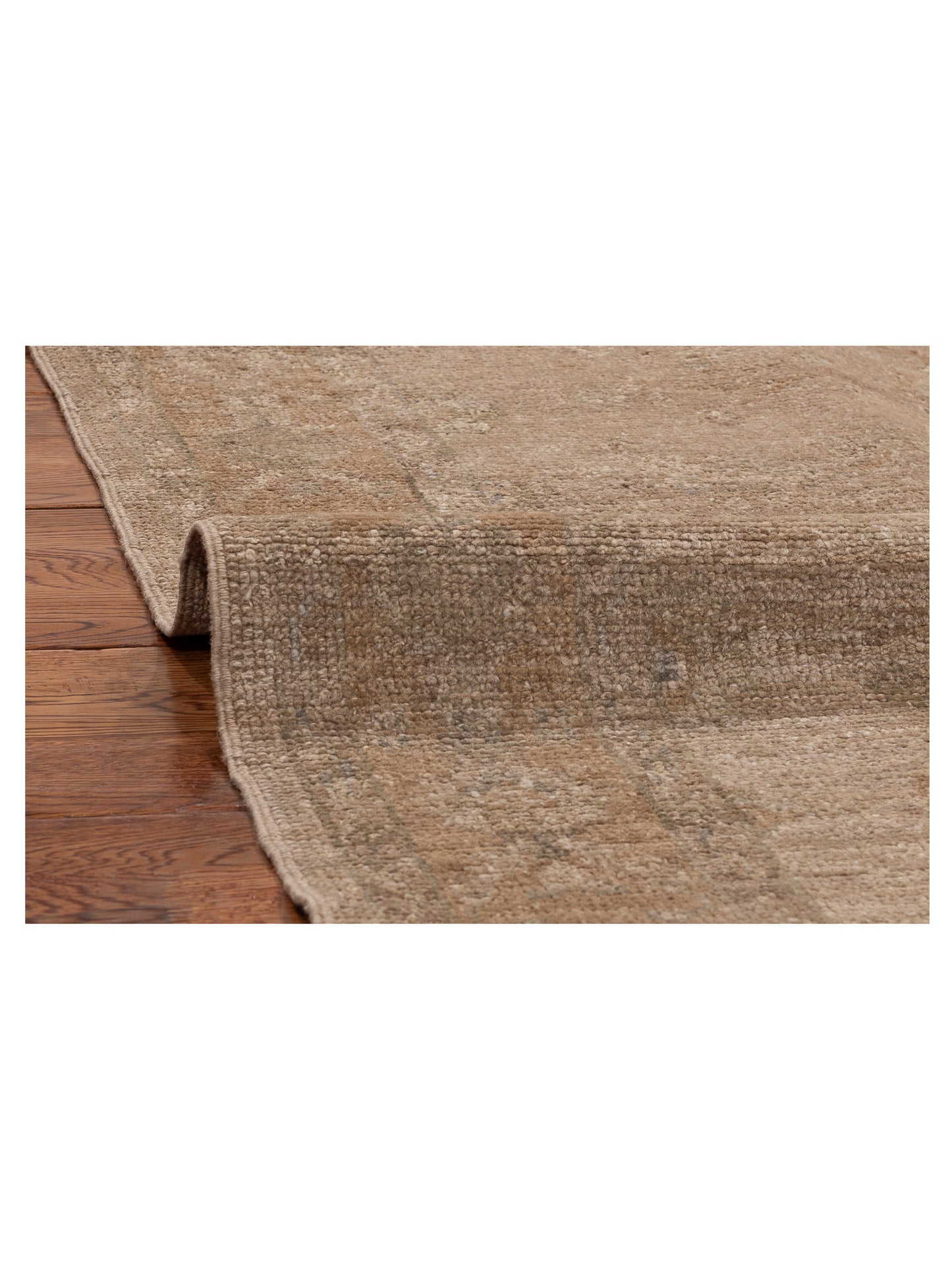 Angora Oushak 125603 Light Gray Gray 4x6 Hand Knotted Rug