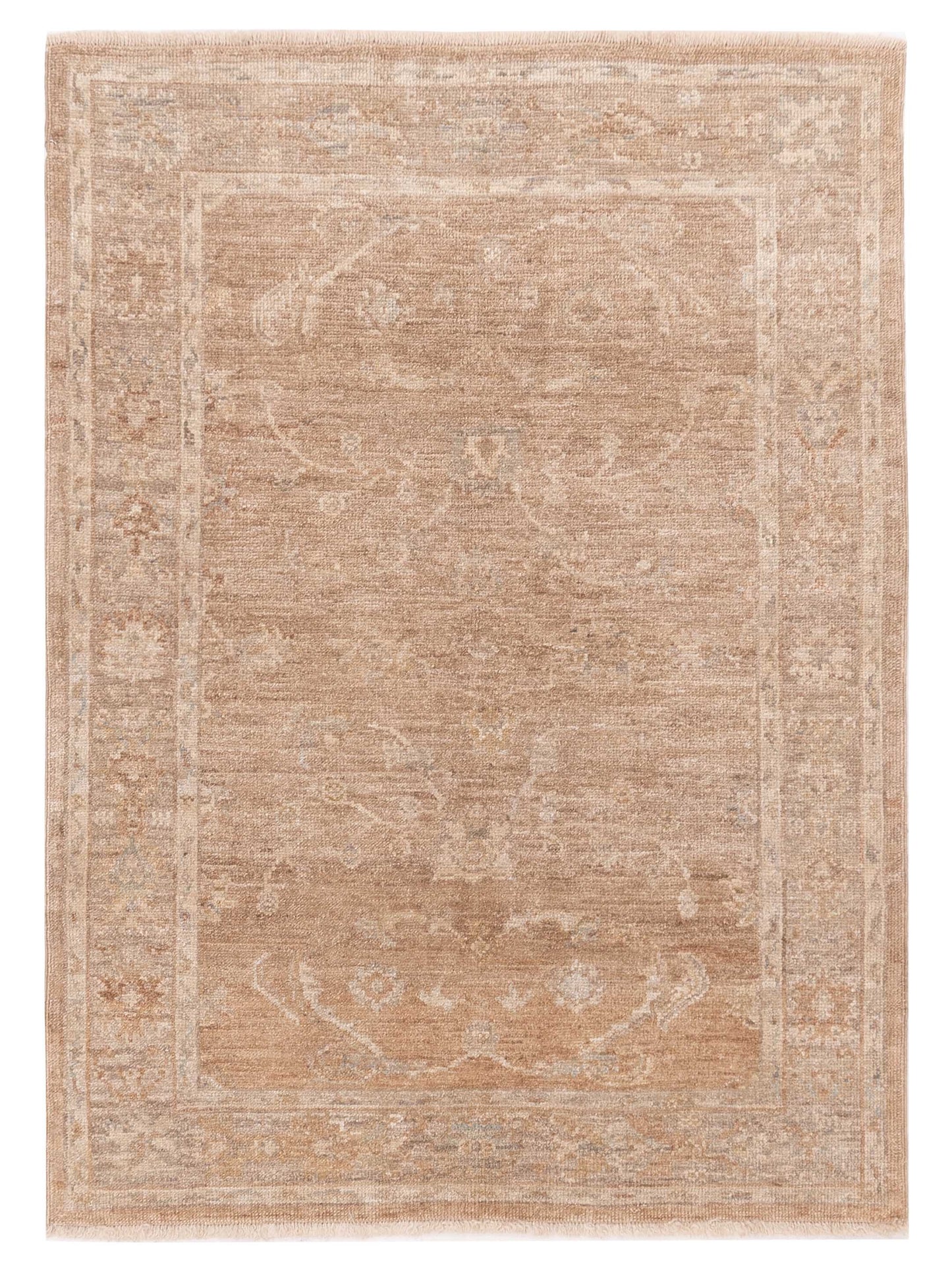 Anadol Angora Oushak Silver Beige Traditional