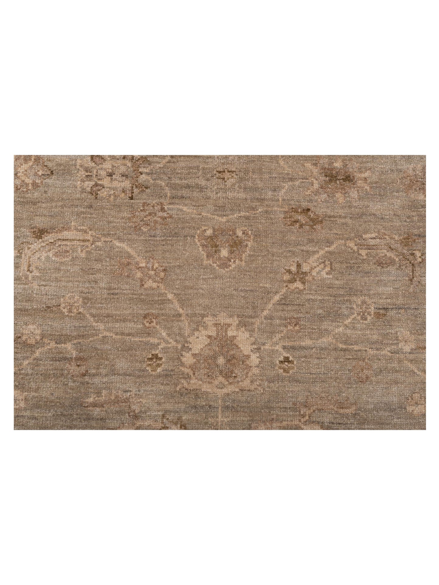Angora Oushak 125710 Gray Green 6x8.7 Hand Knotted Rug