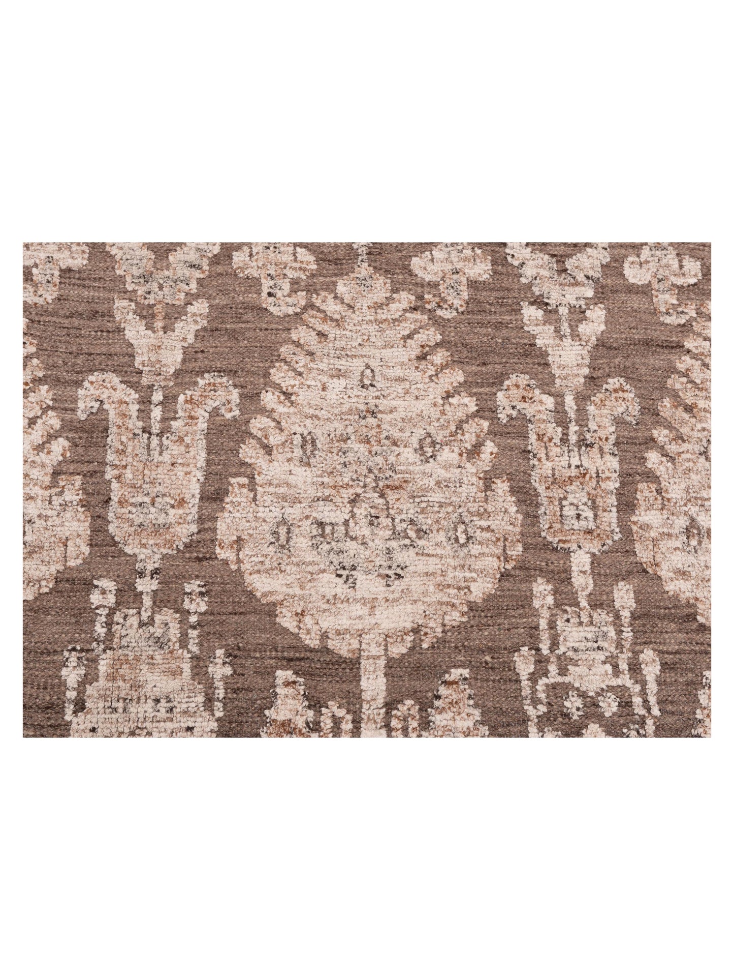 Himalayan 125872 Brown Brown 9.1x11.9 Hand Knotted Rug