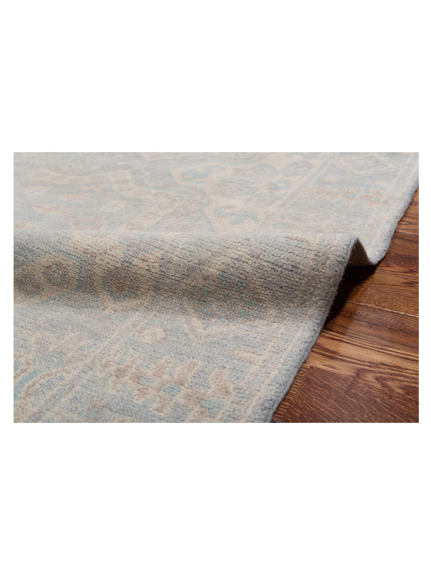 Andalusia 125883 Light Gray 8.1x9.9 Hand Knotted Rug