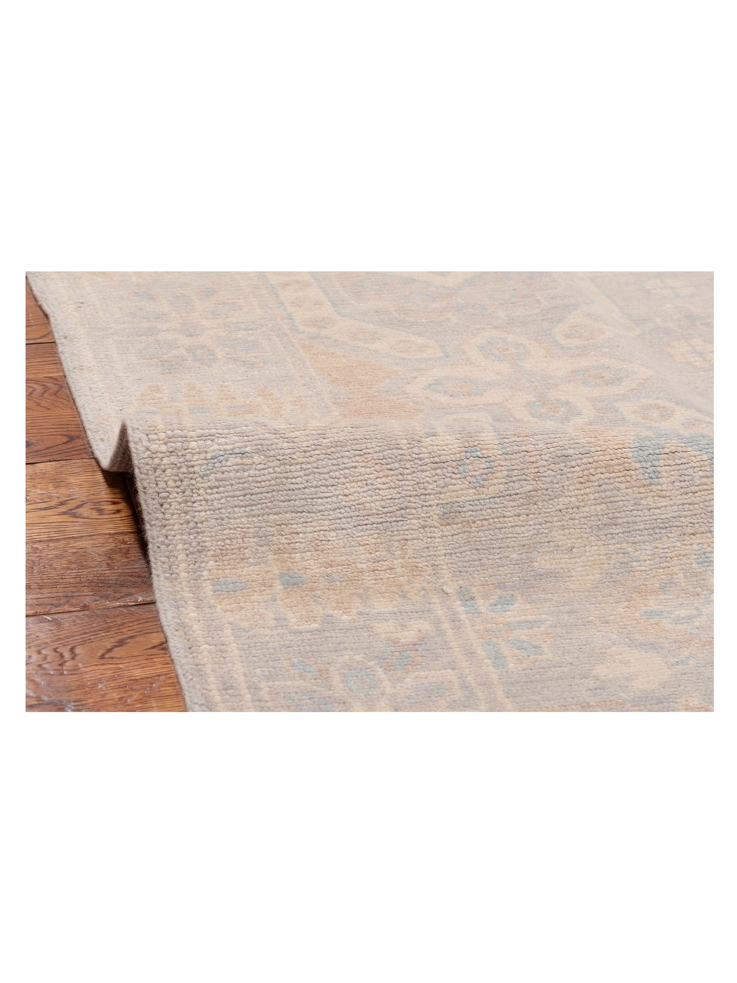 Andalusia 125885 Gray Silver 9.2x11.9 Hand Knotted Rug